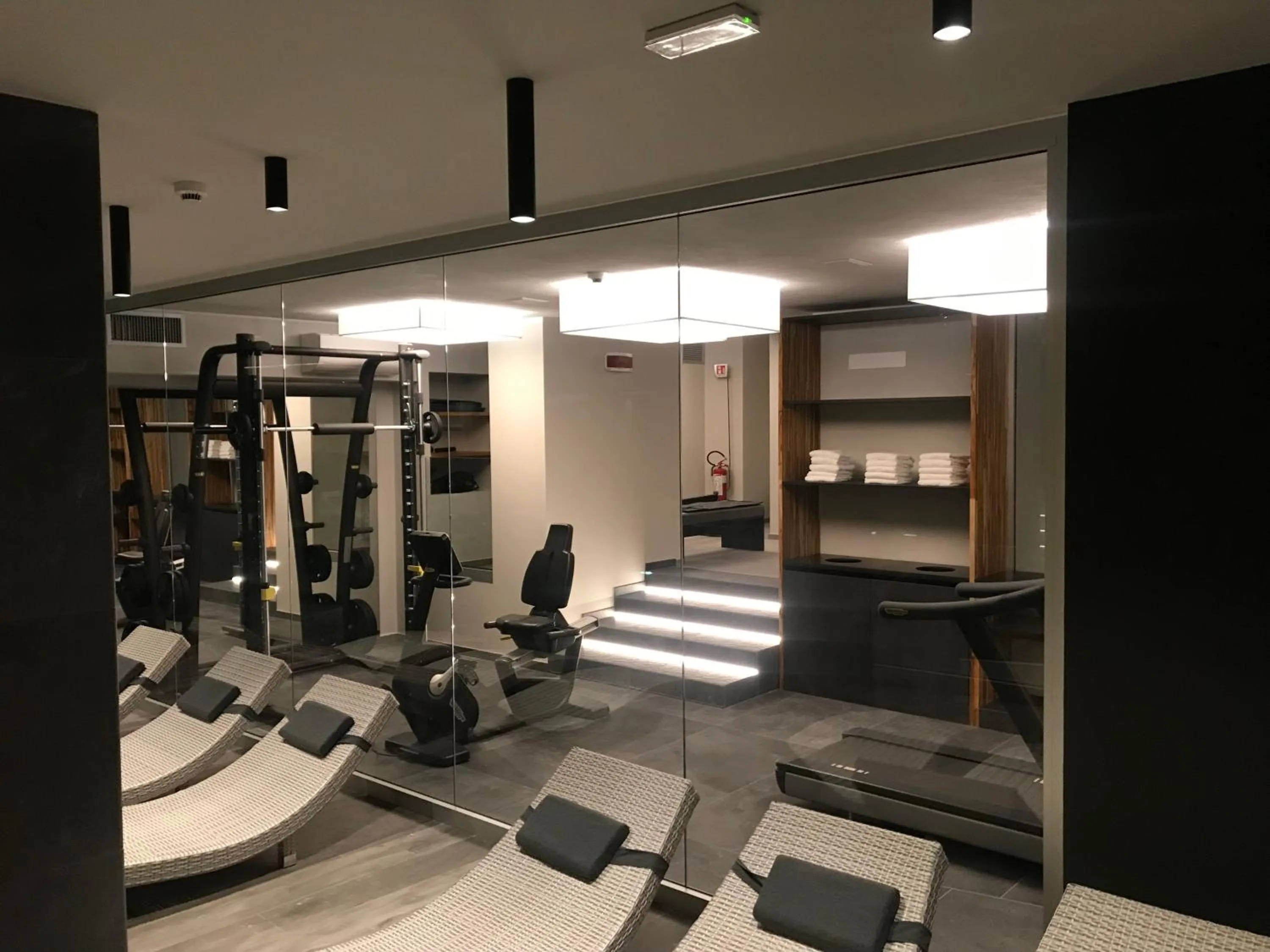 Fitness centre/facilities in Hotel Leonardo Da Vinci Wellness SPA