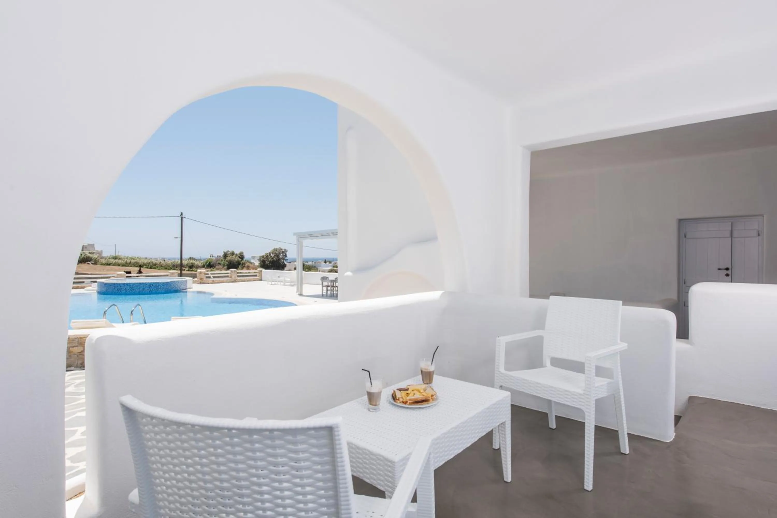 Balcony/Terrace in Cycladic Islands Hotel & Spa