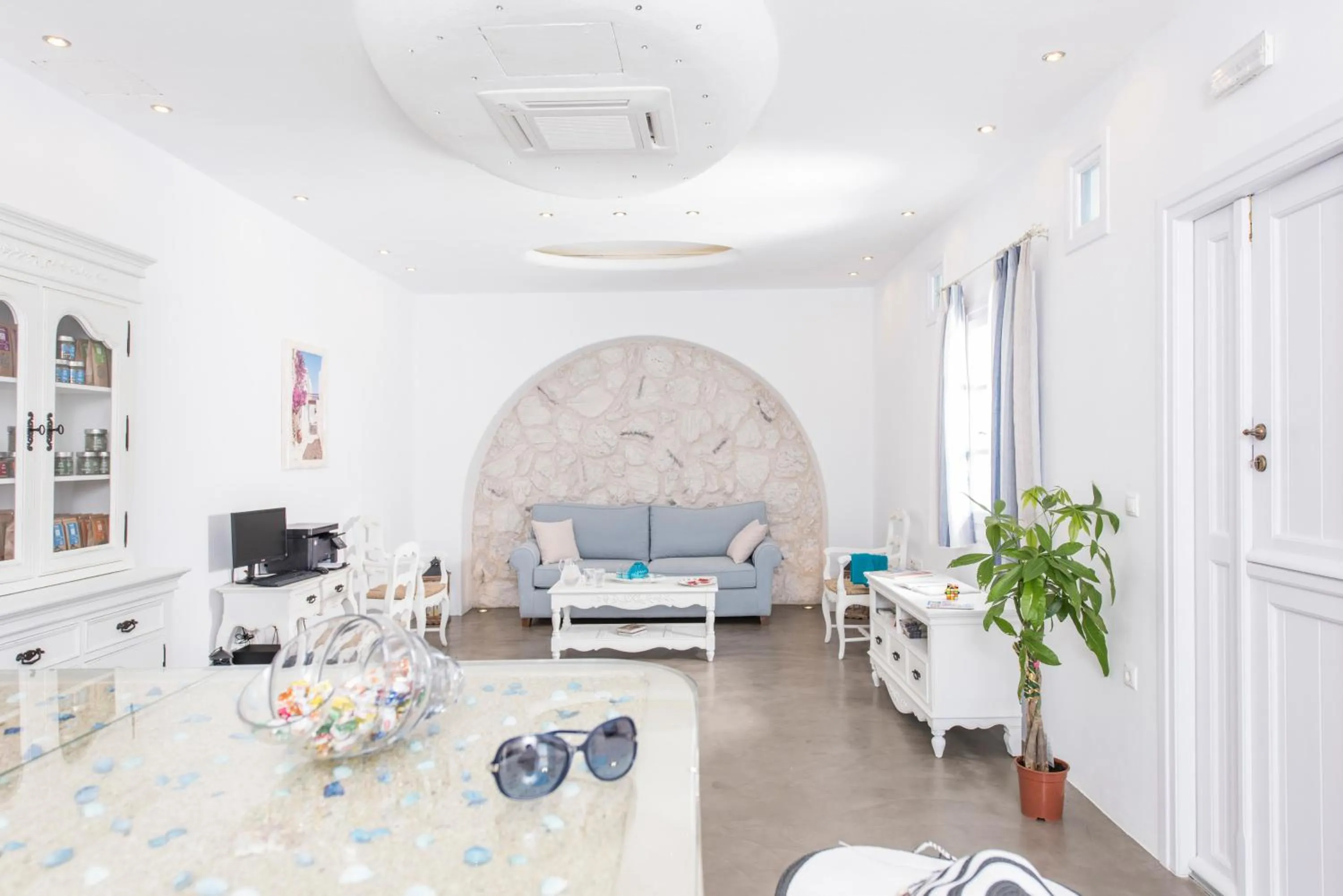 Lobby or reception in Cycladic Islands Hotel & Spa