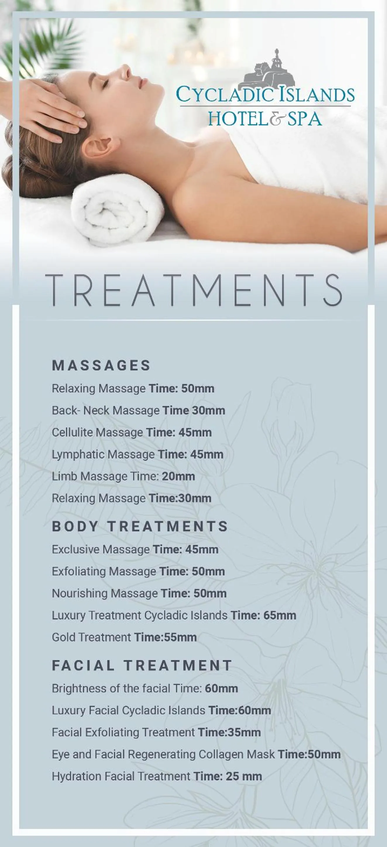 Spa and wellness centre/facilities in Cycladic Islands Hotel & Spa