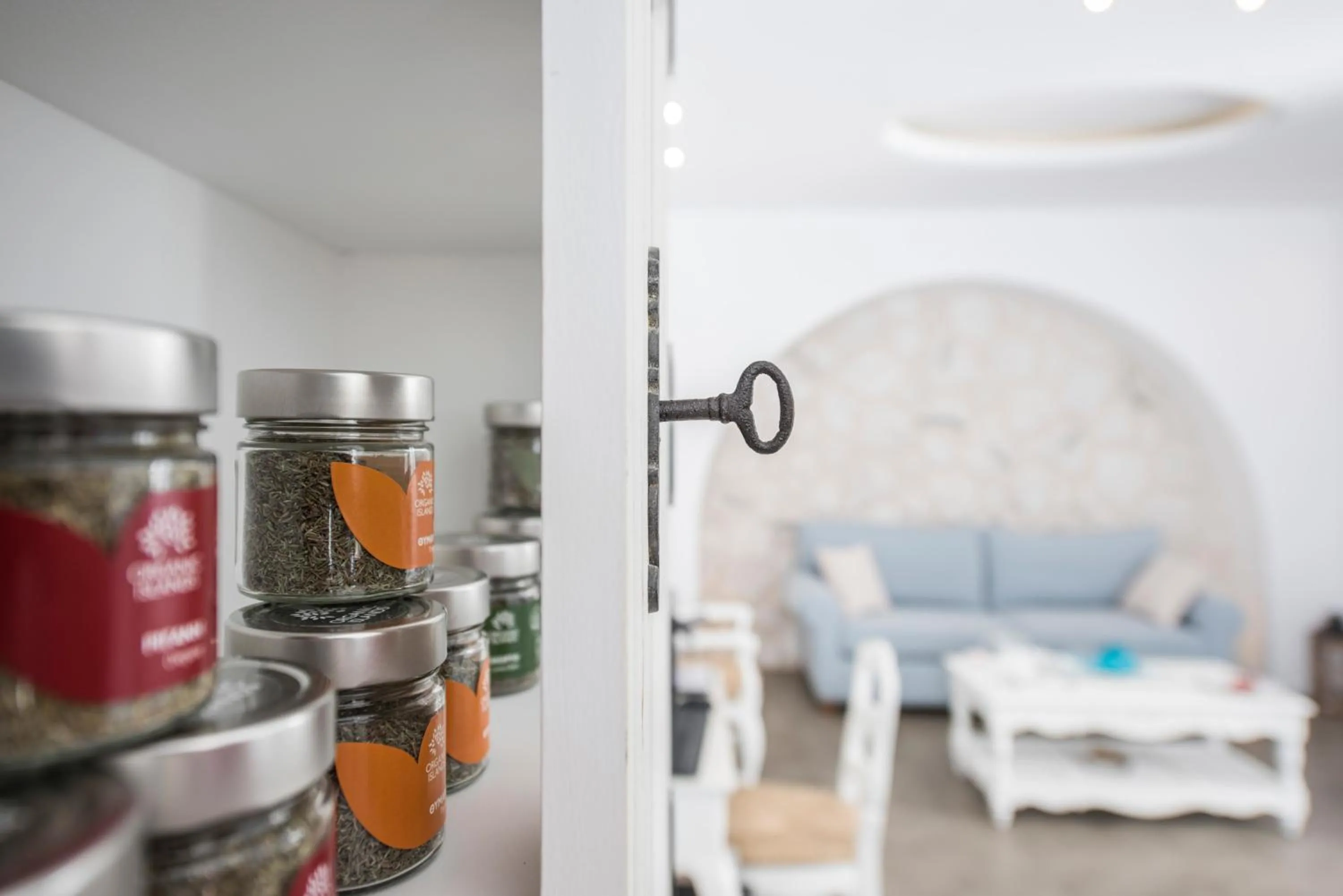 Communal lounge/ TV room in Cycladic Islands Hotel & Spa