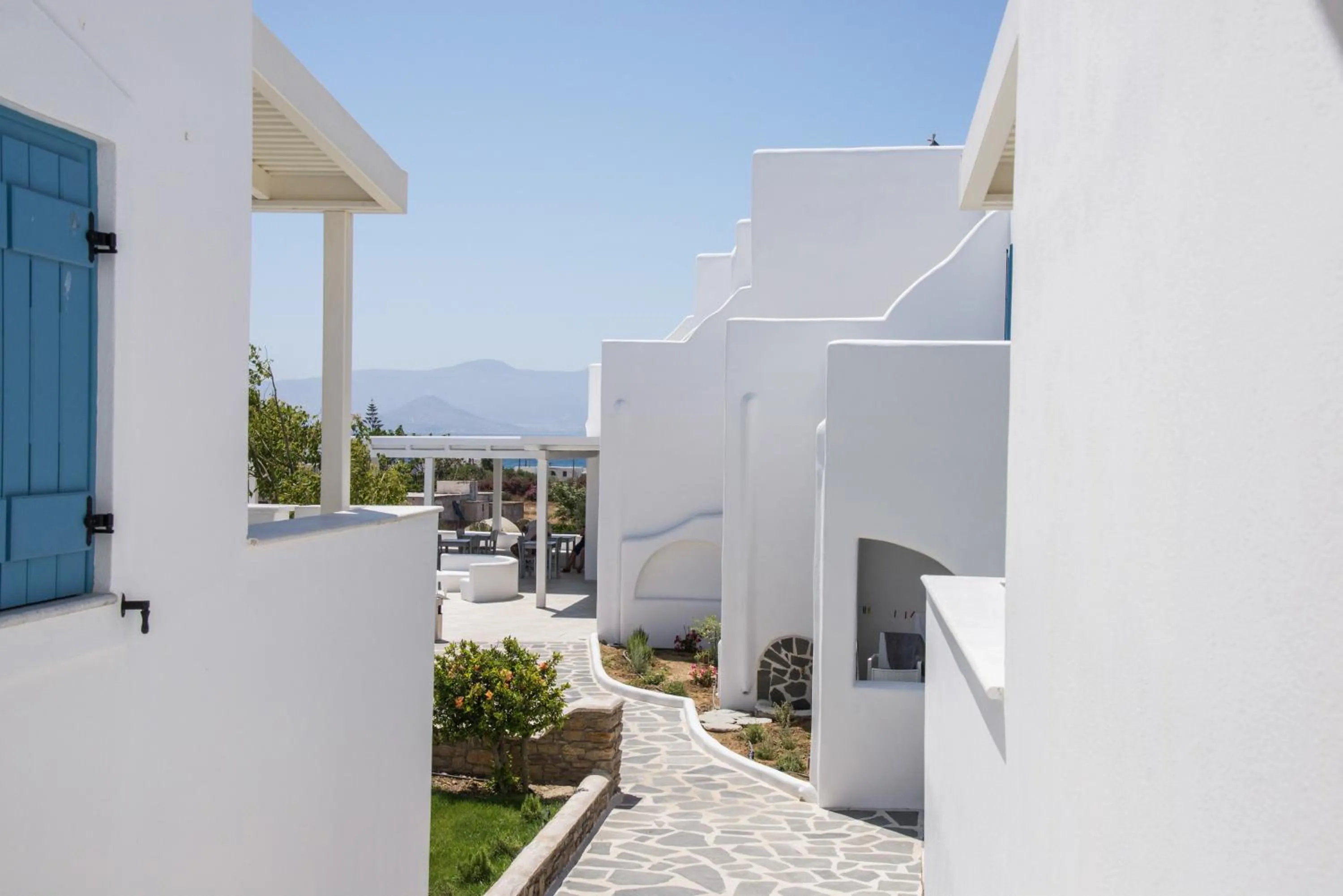 Property building in Cycladic Islands Hotel & Spa