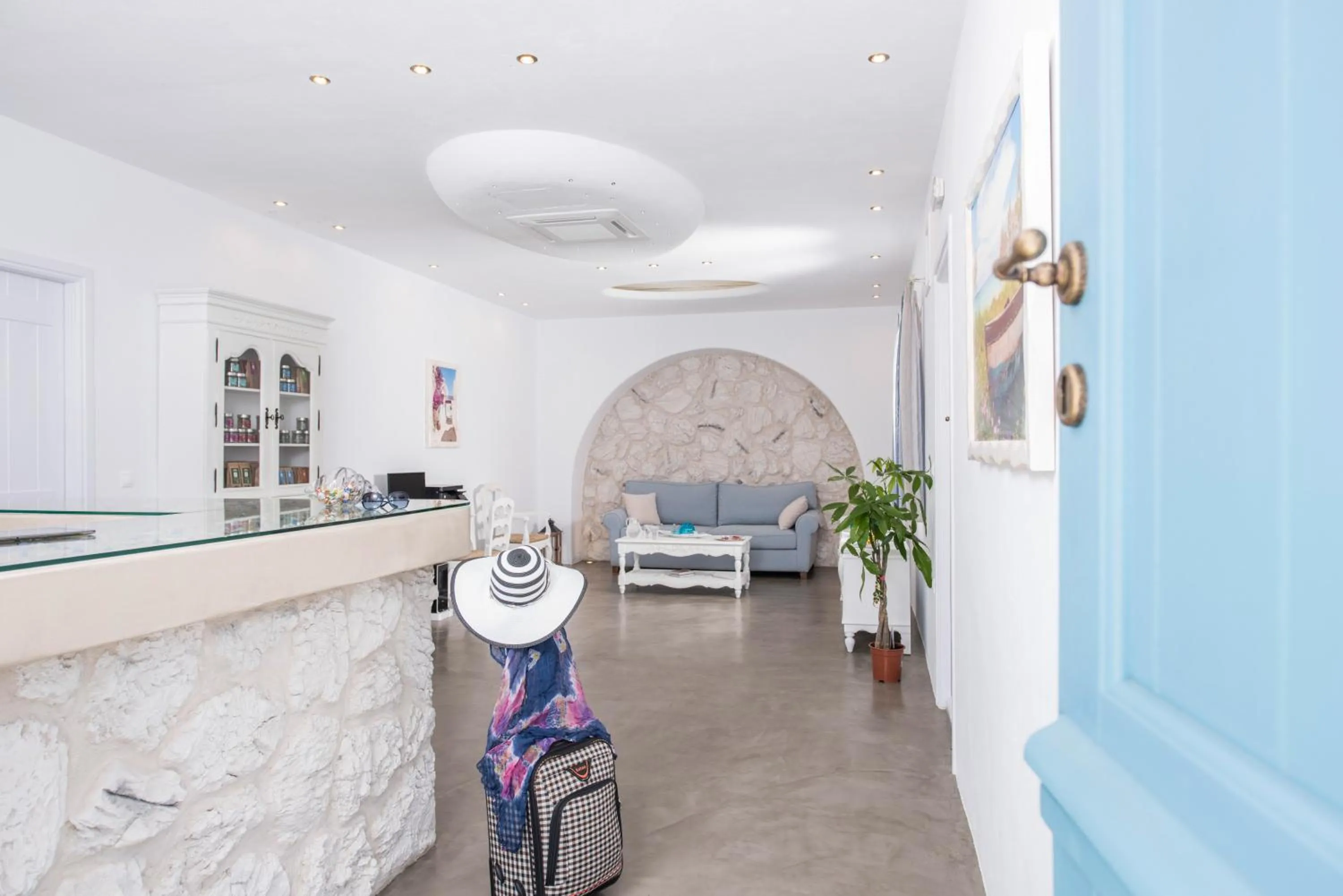 Lobby or reception in Cycladic Islands Hotel & Spa