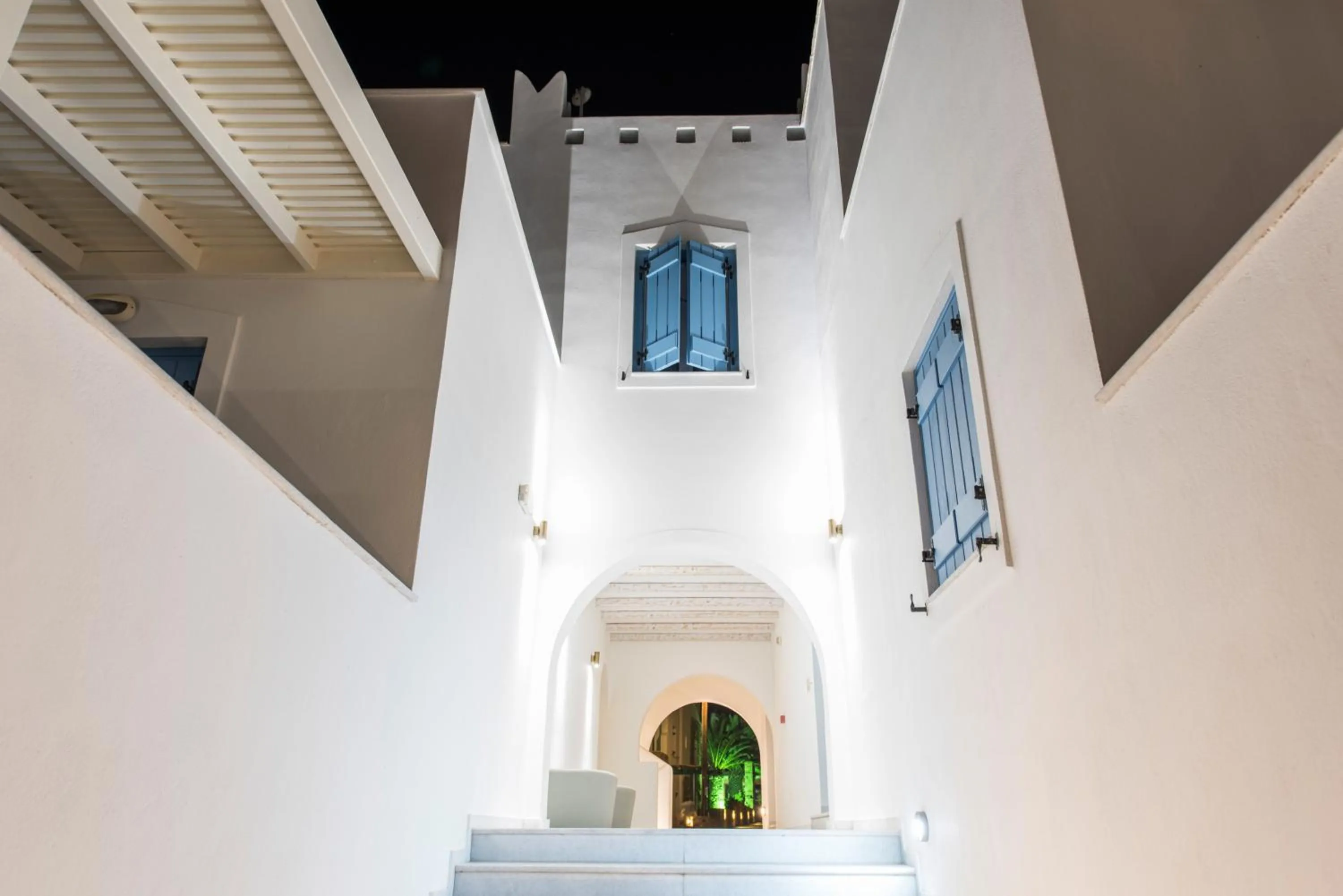 Facade/entrance in Cycladic Islands Hotel & Spa