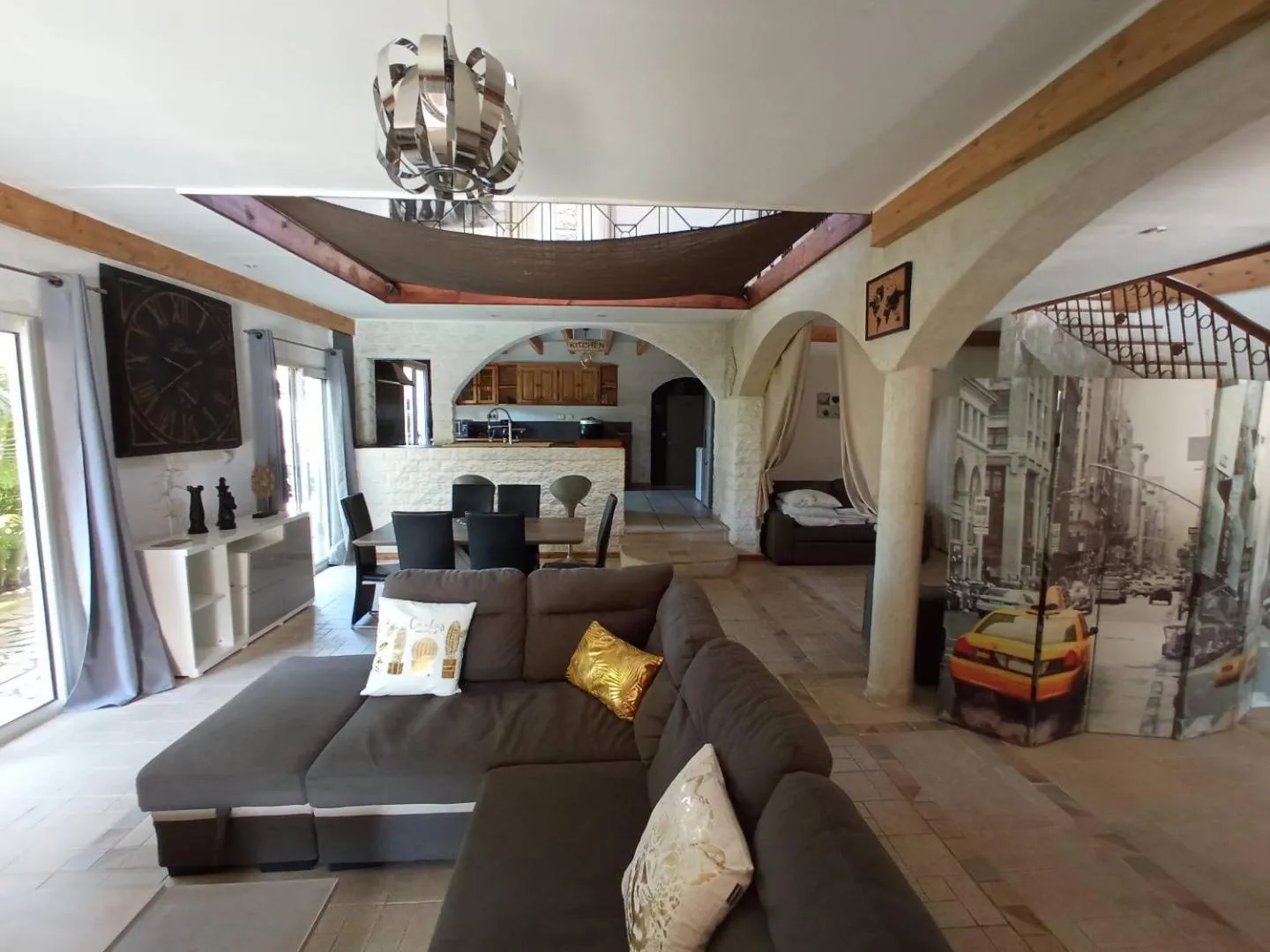 Living room, Seating Area in La Villa du Bassin