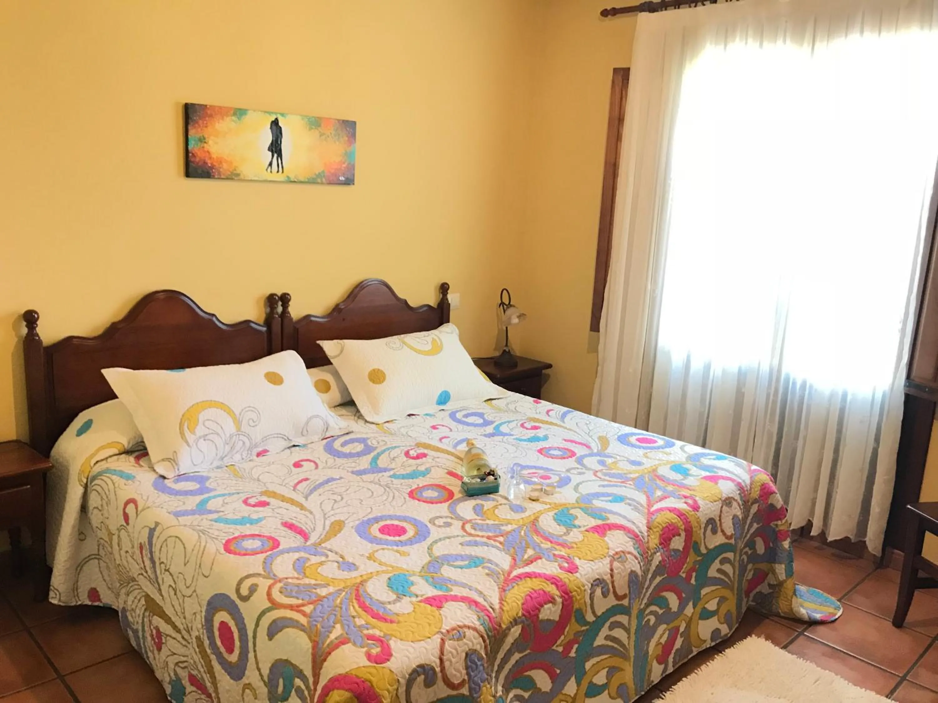 Bed in Posada Mediavia