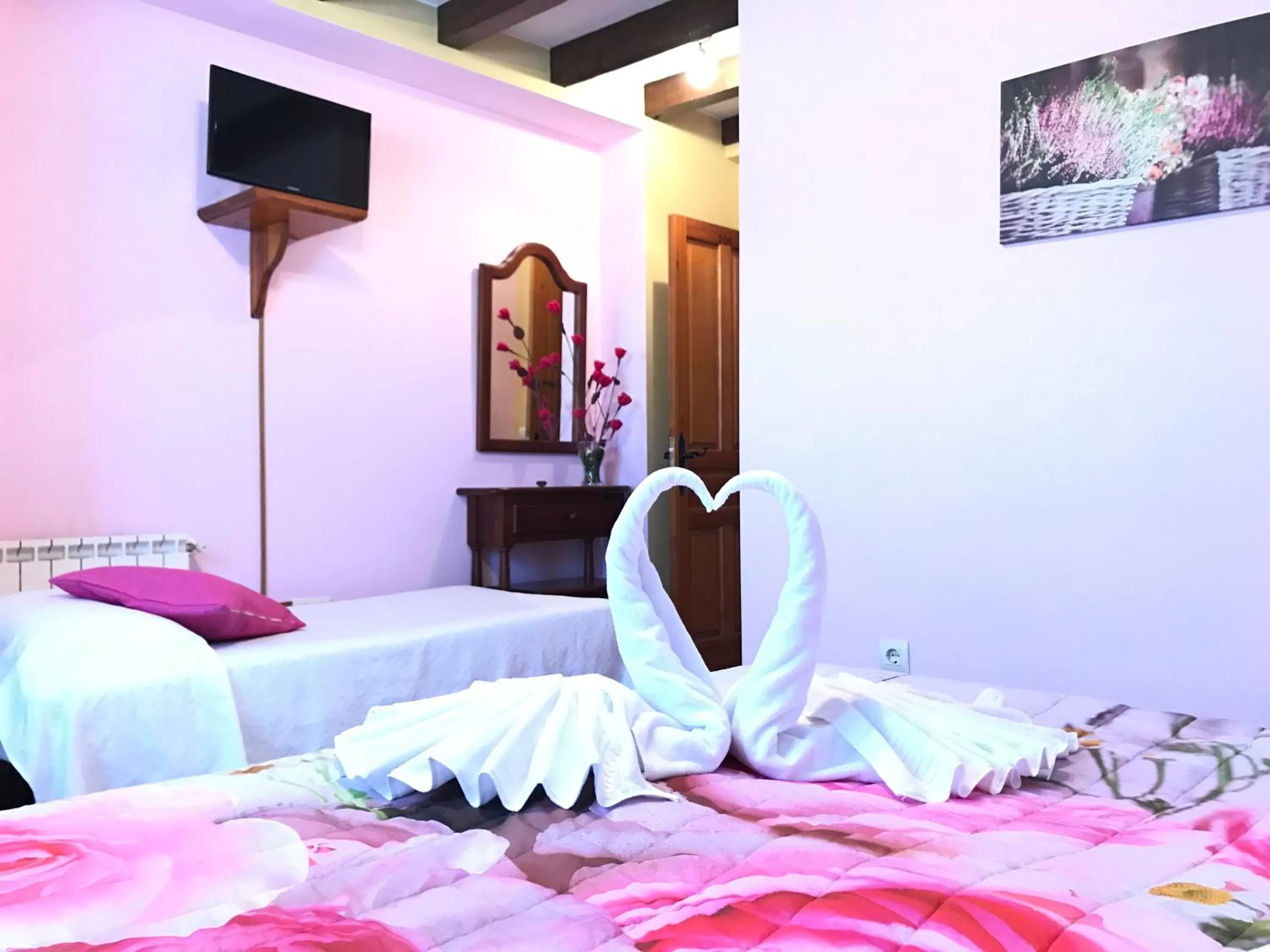 Bed in Posada Mediavia