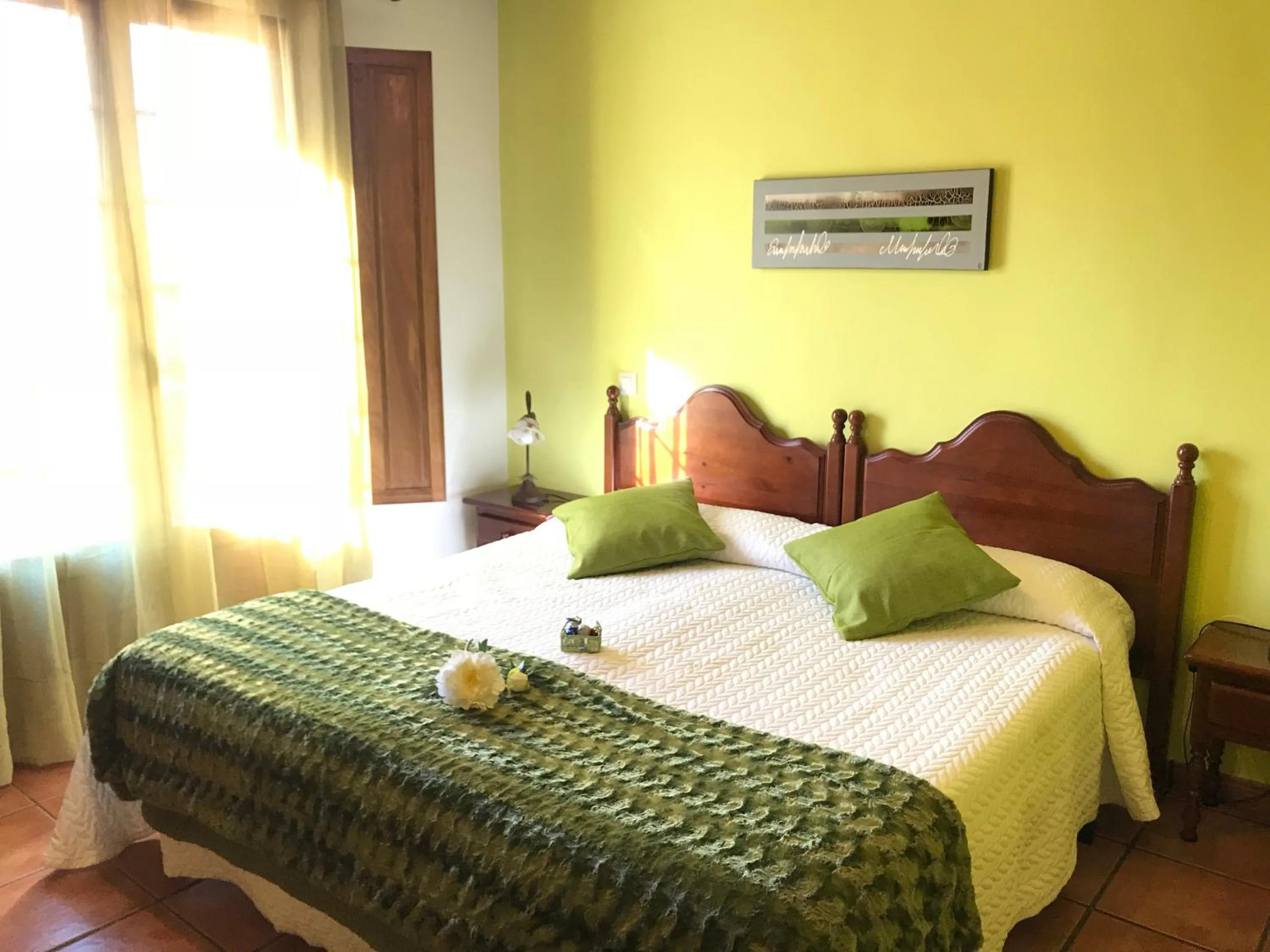 Bed in Posada Mediavia