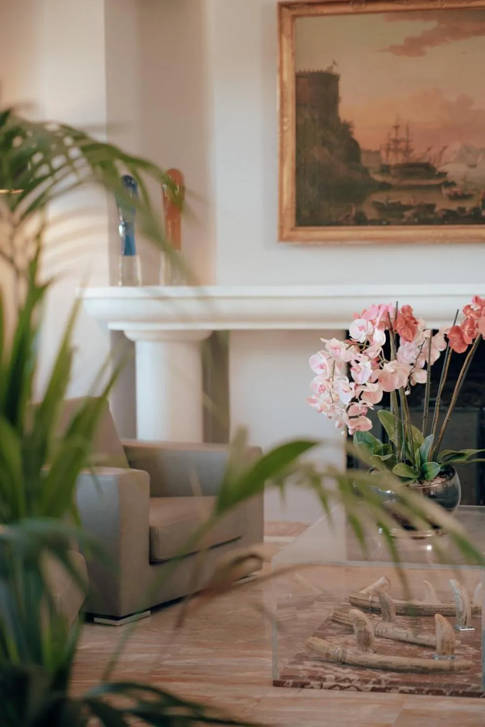 Lobby or reception in Ermitage de l'Oasis & Spa - Cannes Mandelieu