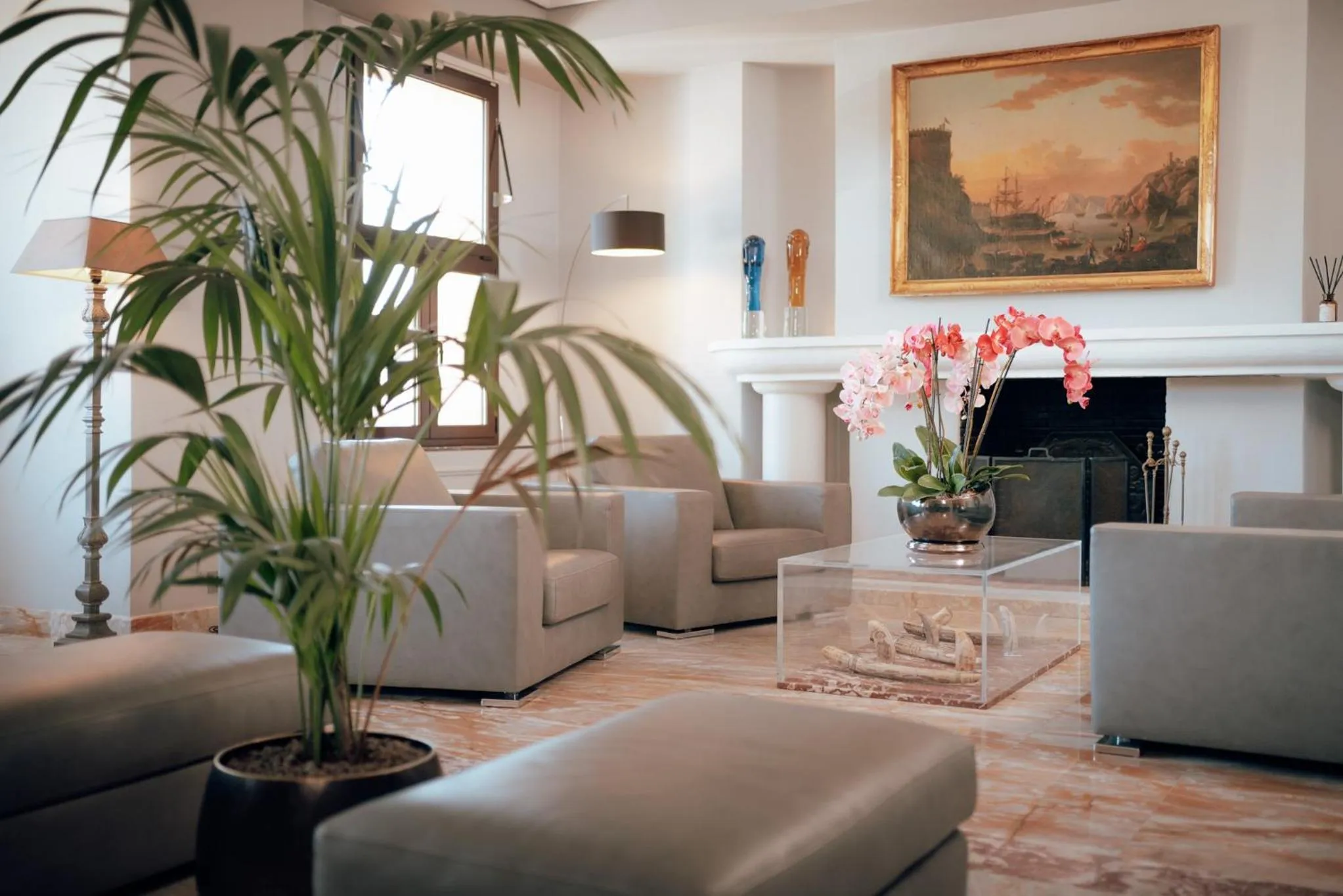 Lobby or reception in Ermitage de l'Oasis & Spa - Cannes Mandelieu