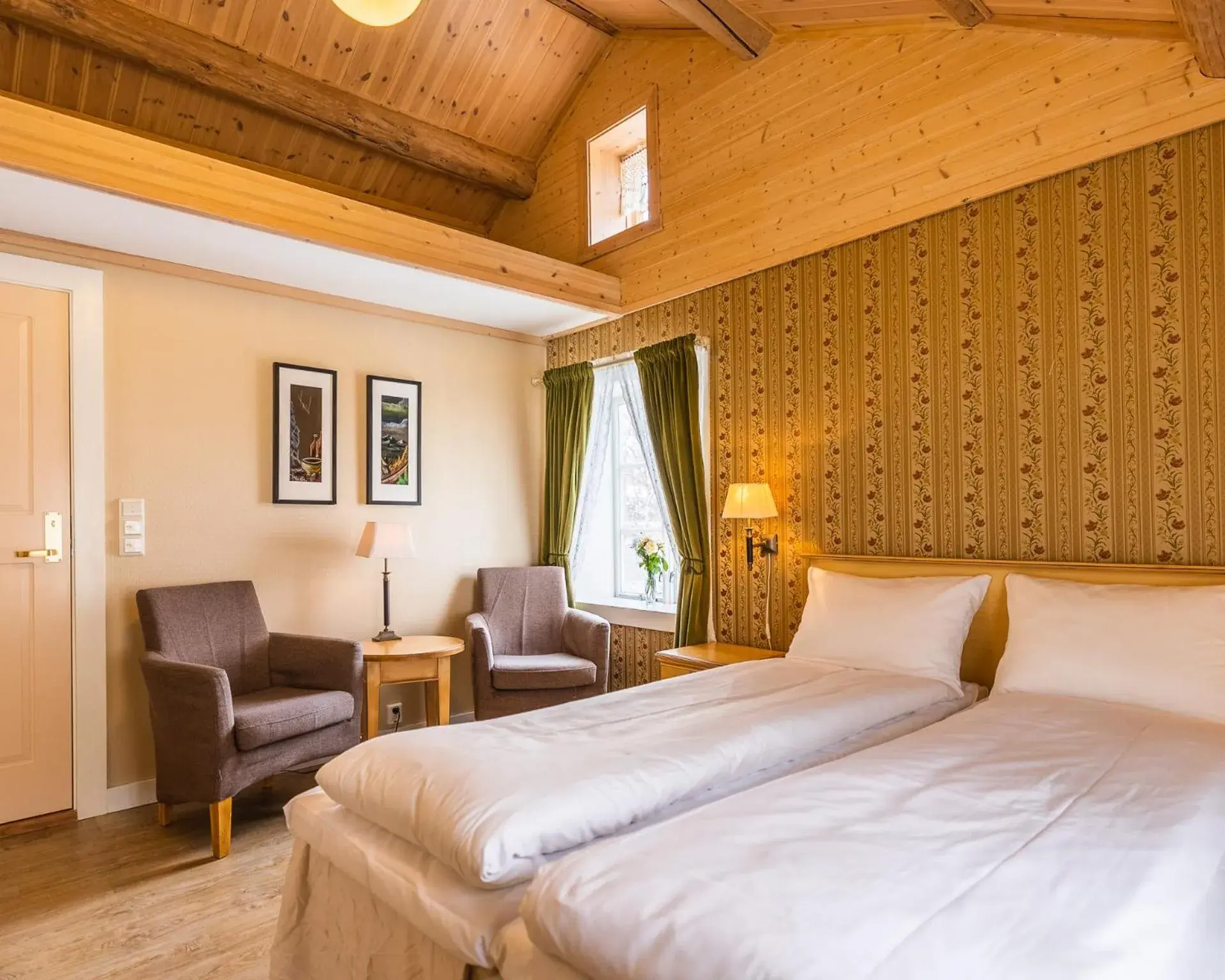 Bed in Fru Haugans Hotel Bed in Fru Haugans Hotel