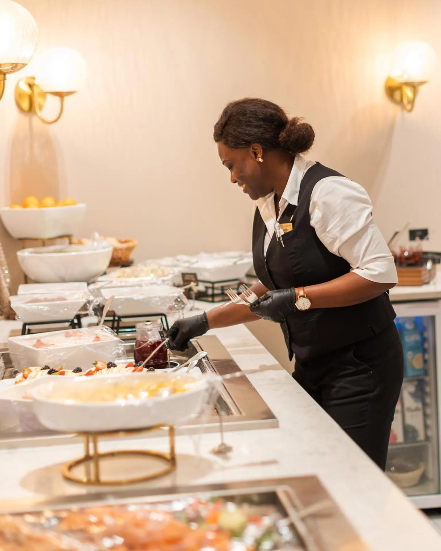 Breakfast in Fru Haugans Hotel