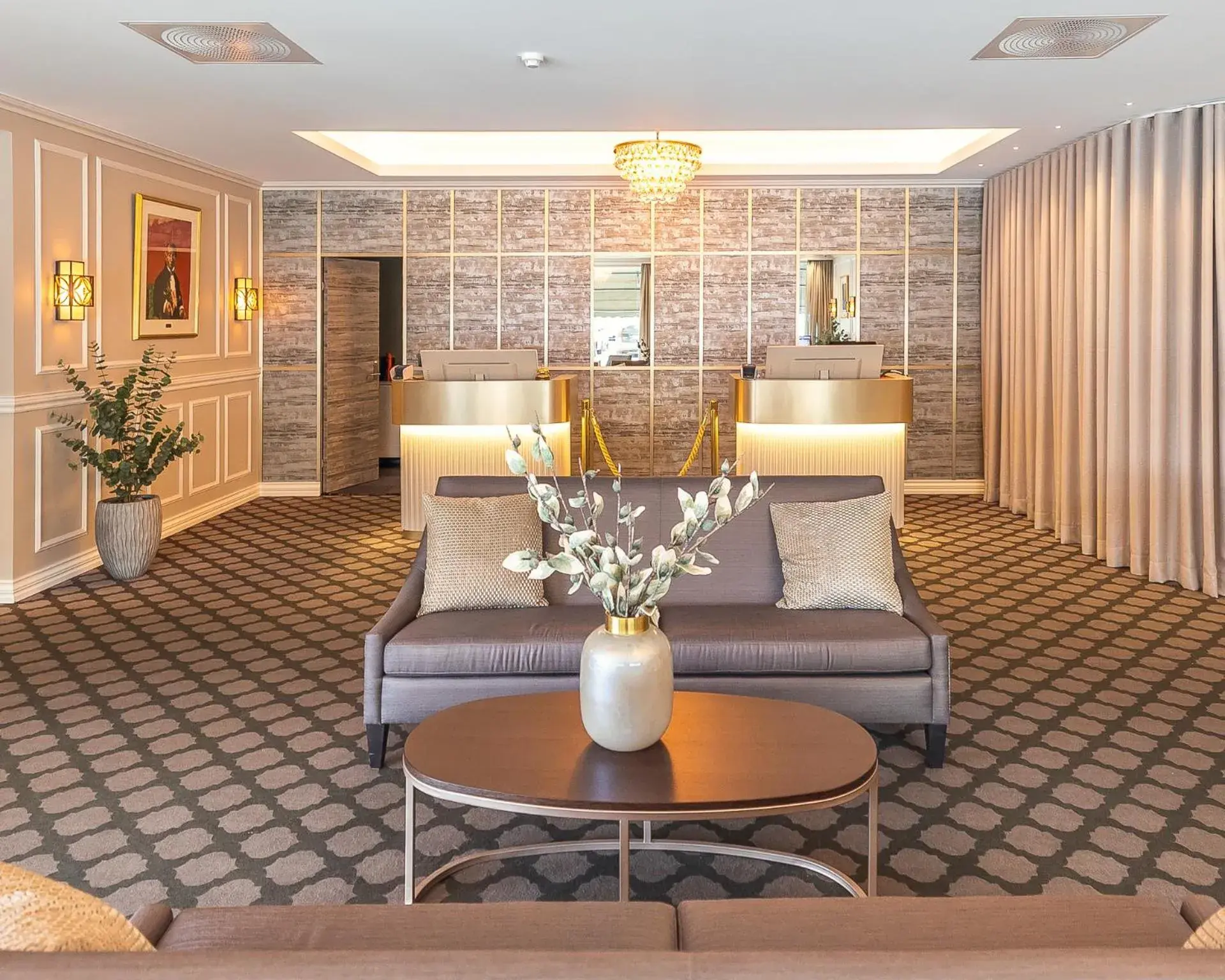 Lobby or reception in Fru Haugans Hotel Lobby or reception in Fru Haugans Hotel