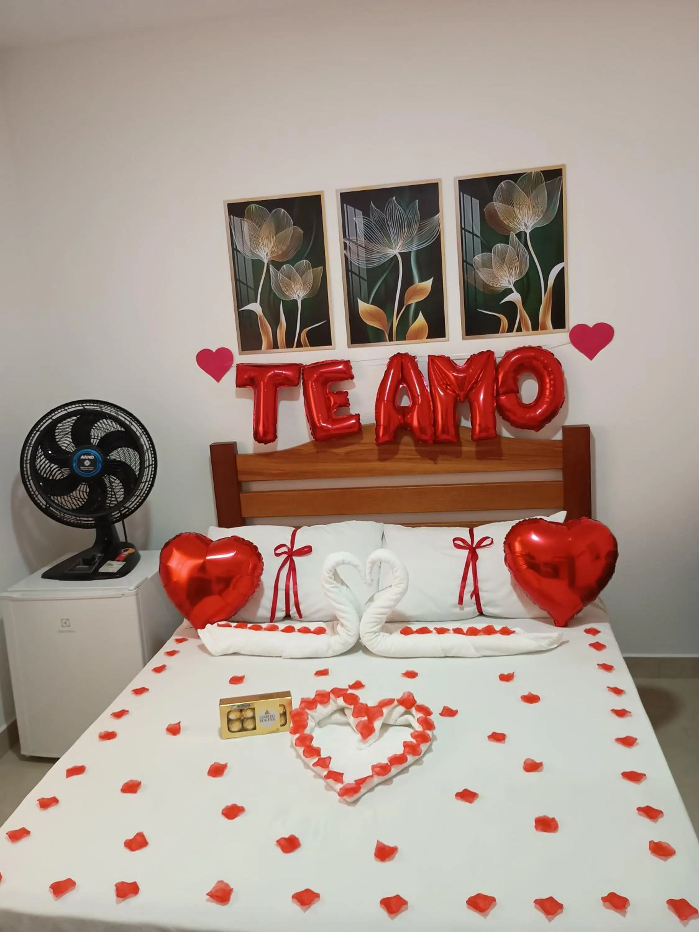 Bed in Chalés e suítes lima