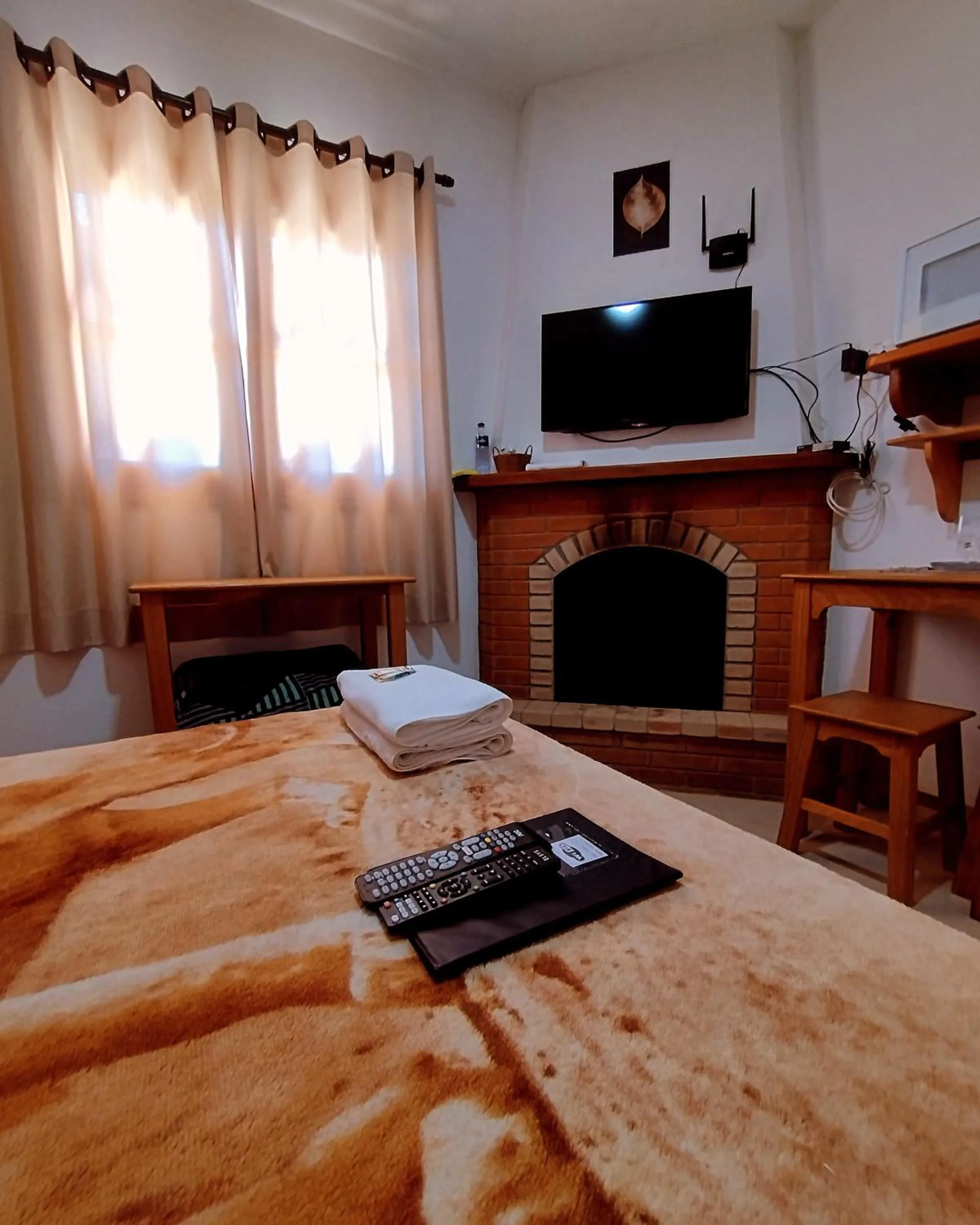 Bed in Chalés e suítes lima