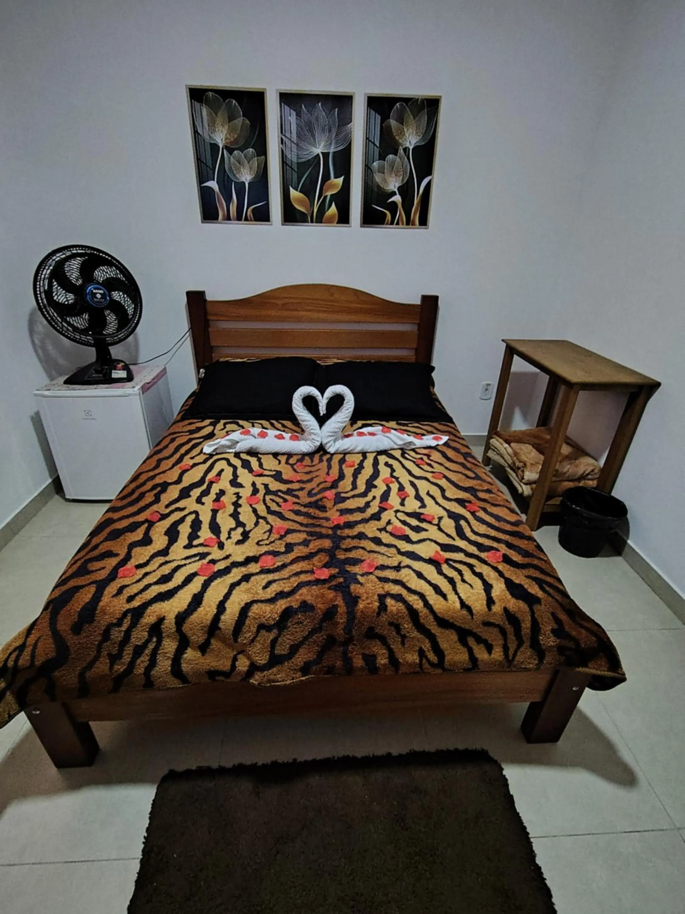 Bed in Chalés e suítes lima