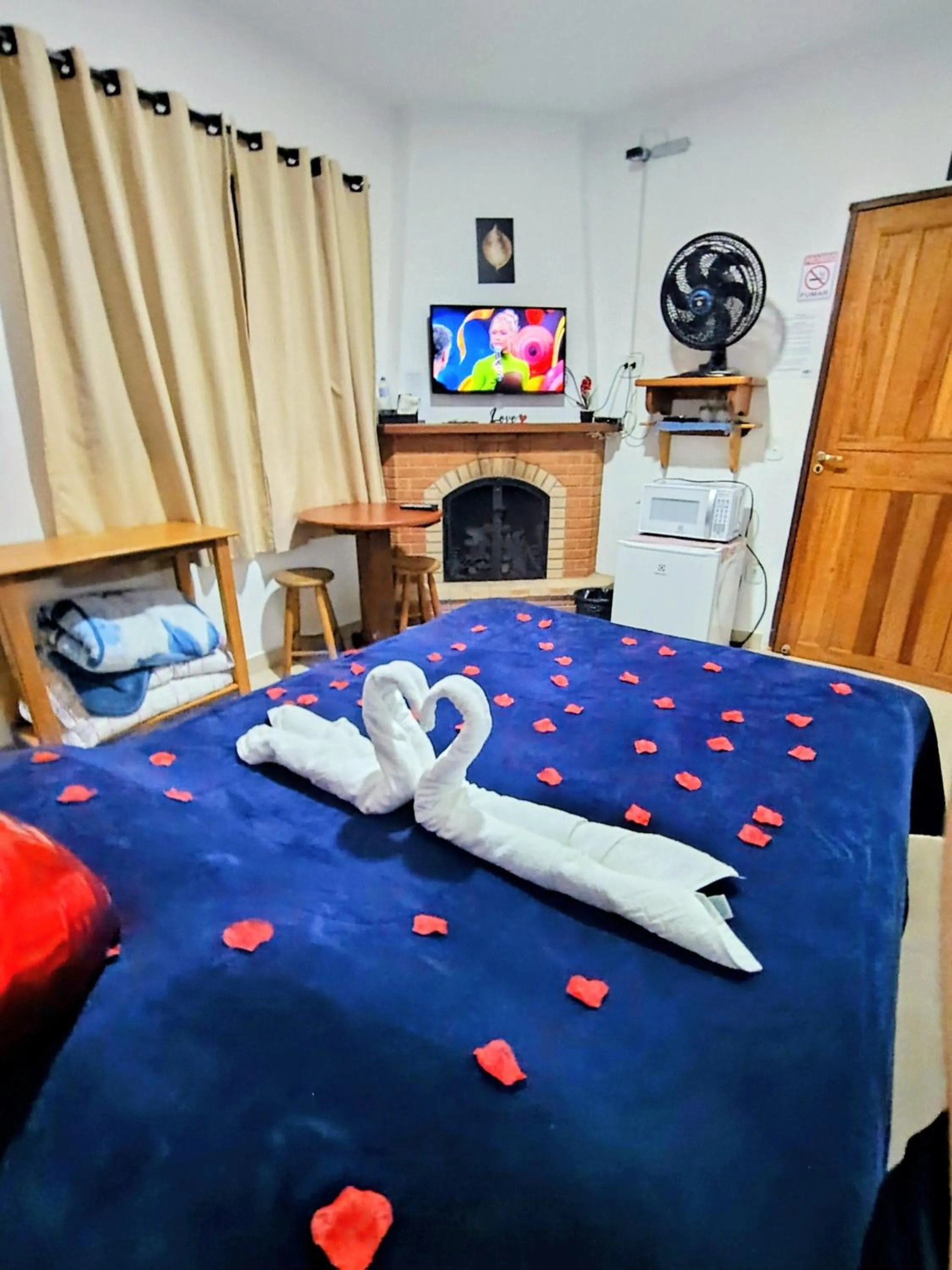 Bed in Chalés e suítes lima