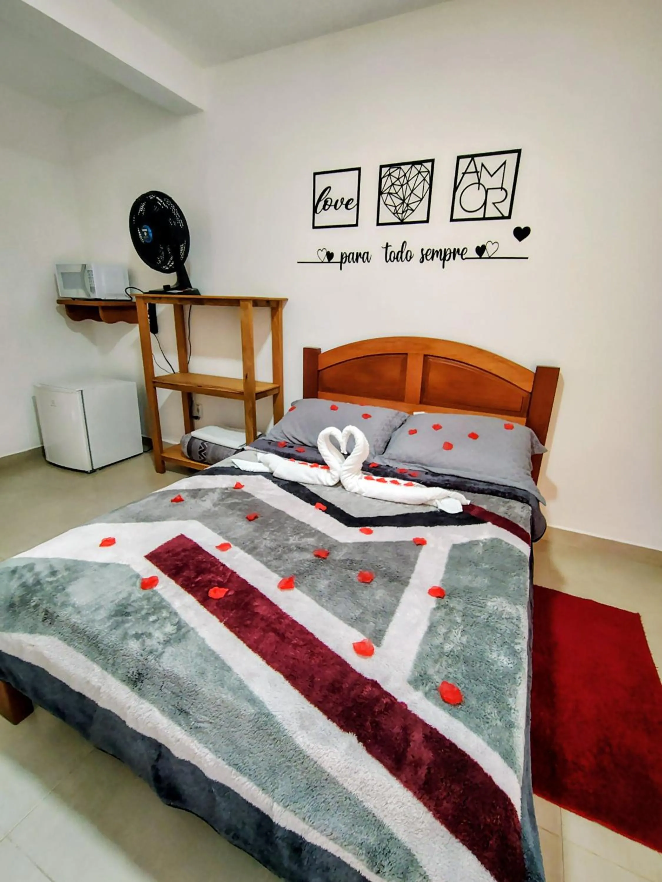 Bed in Chalés e suítes lima