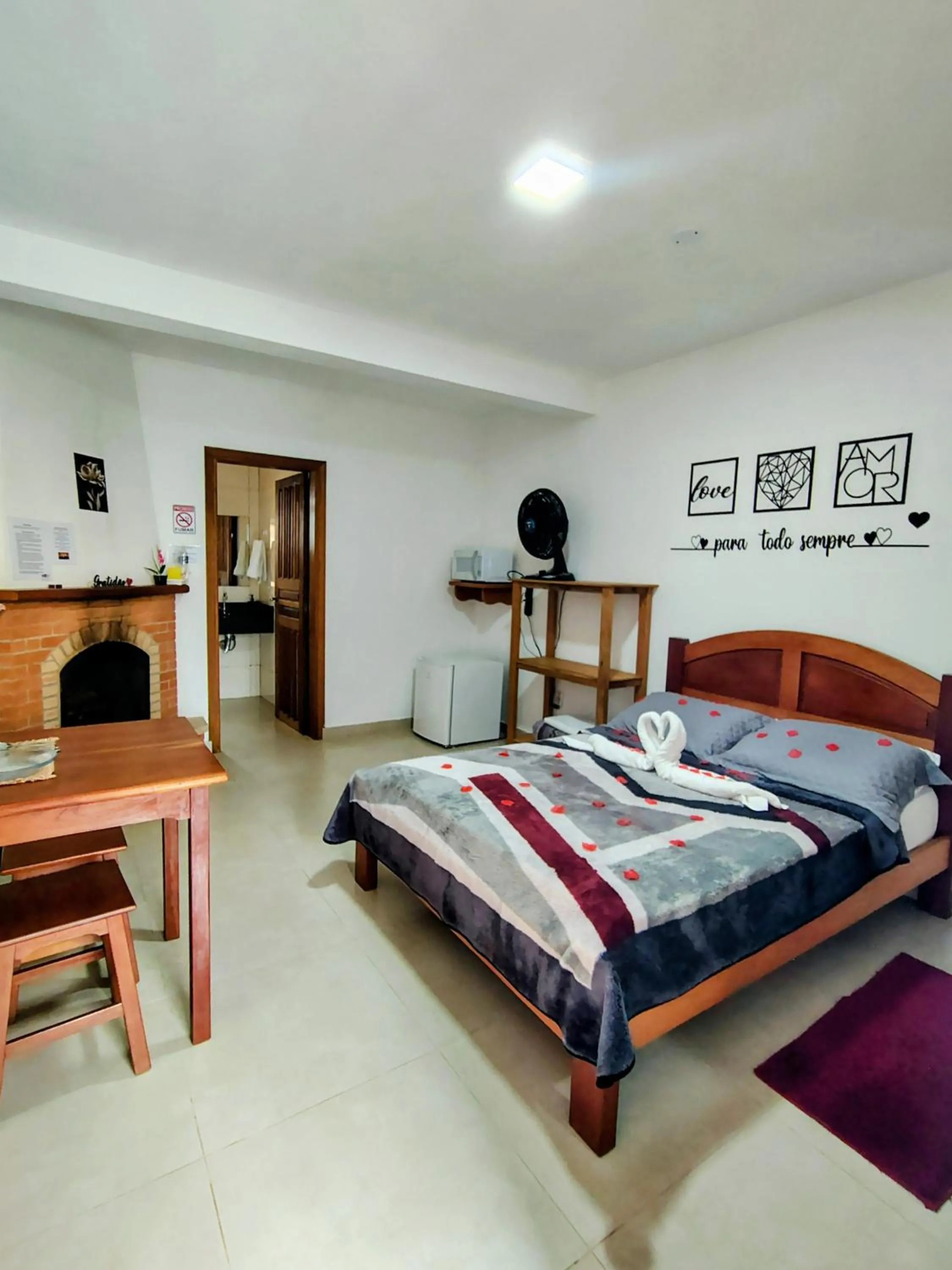 Bed in Chalés e suítes lima