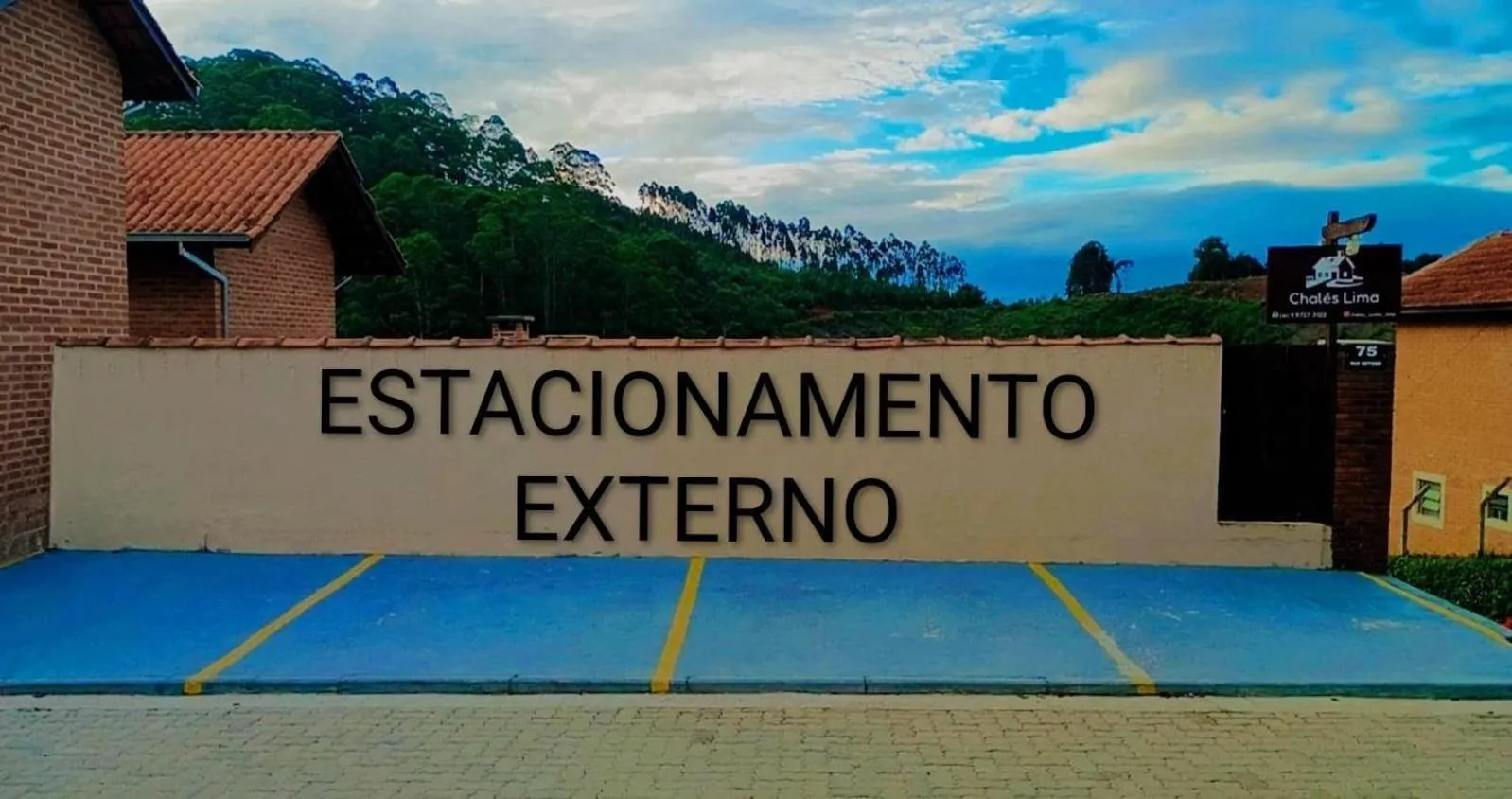 Parking in Chalés e suítes lima