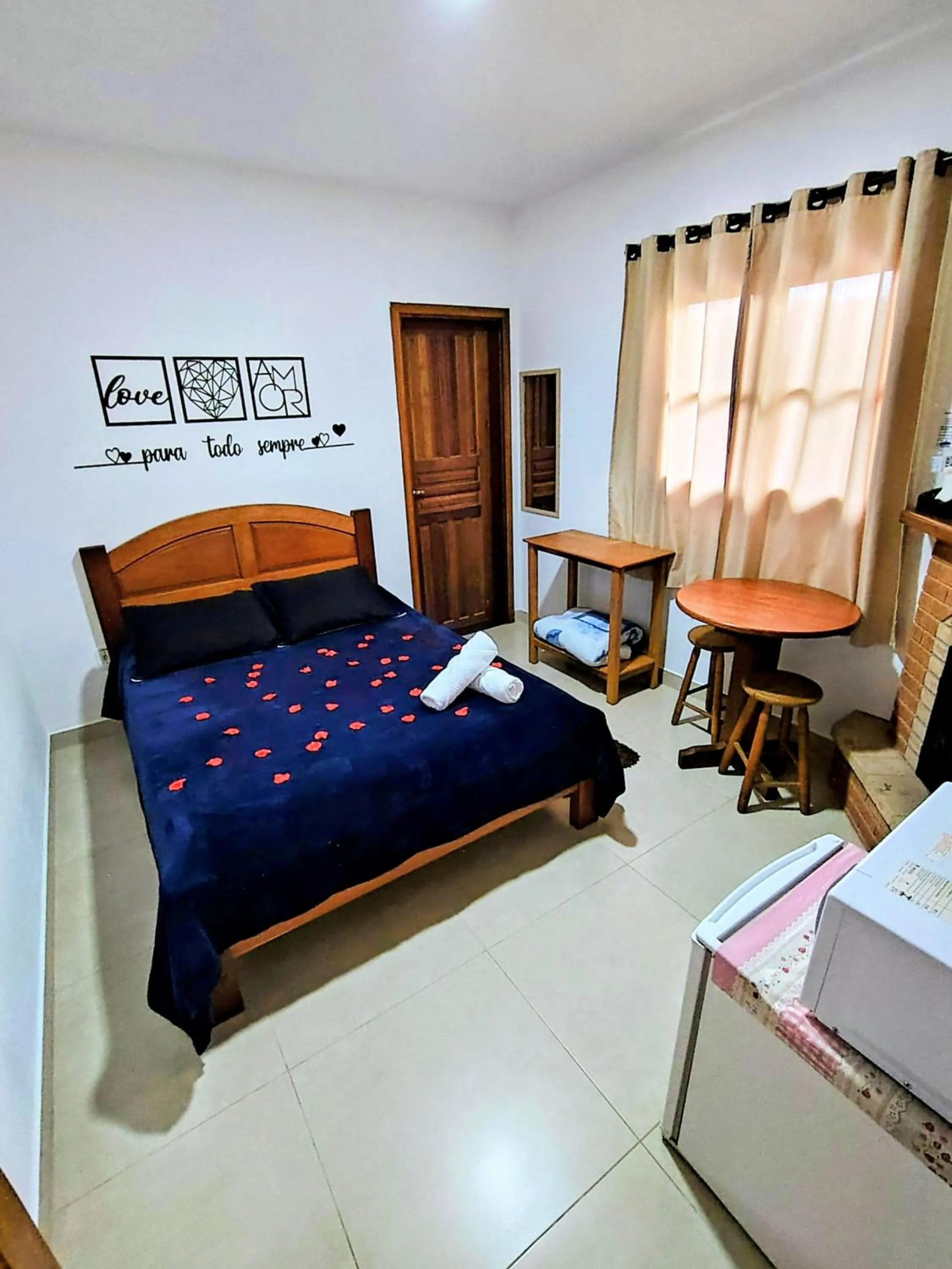 Bed in Chalés e suítes lima