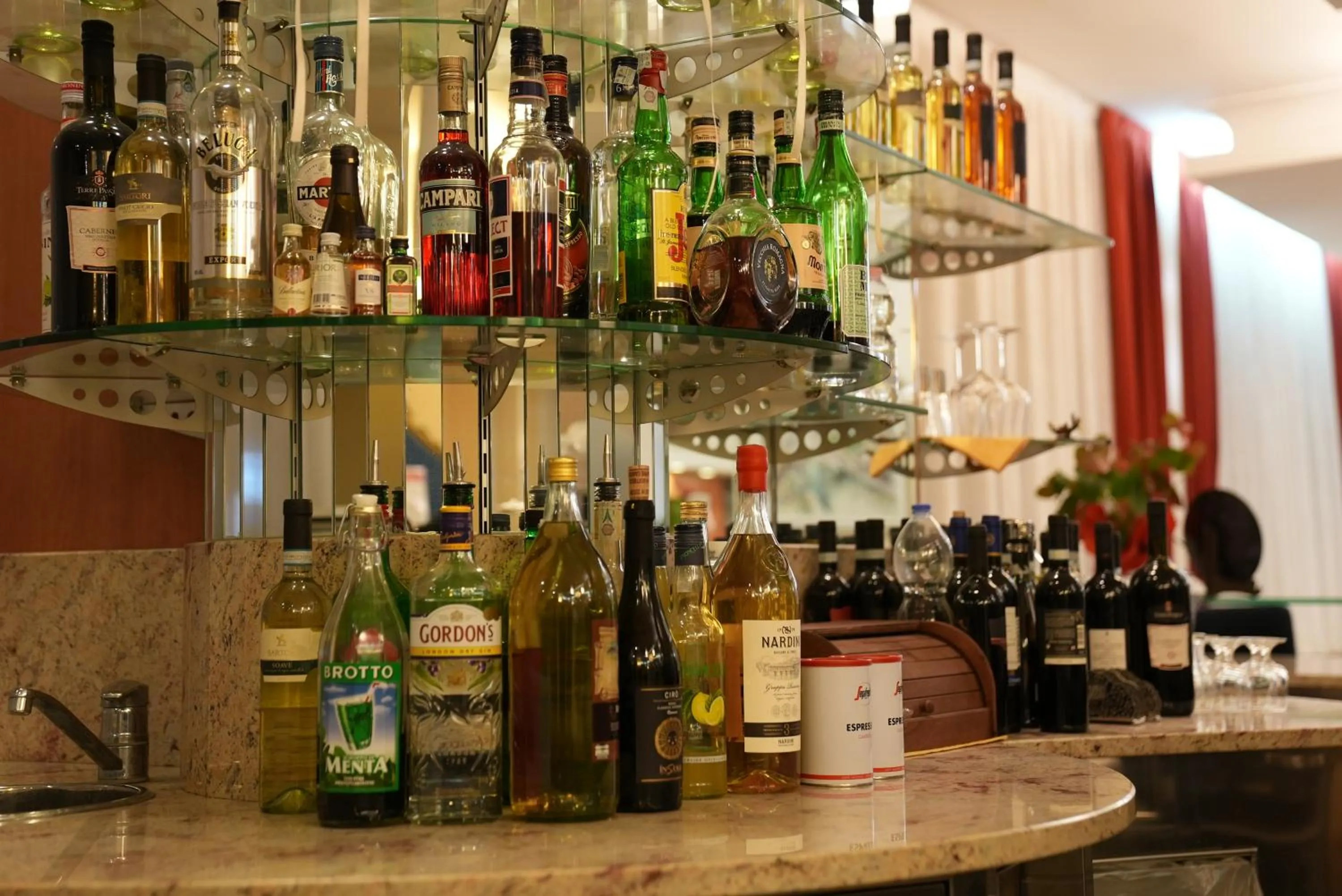 Alcoholic drinks in Hotel Albatros