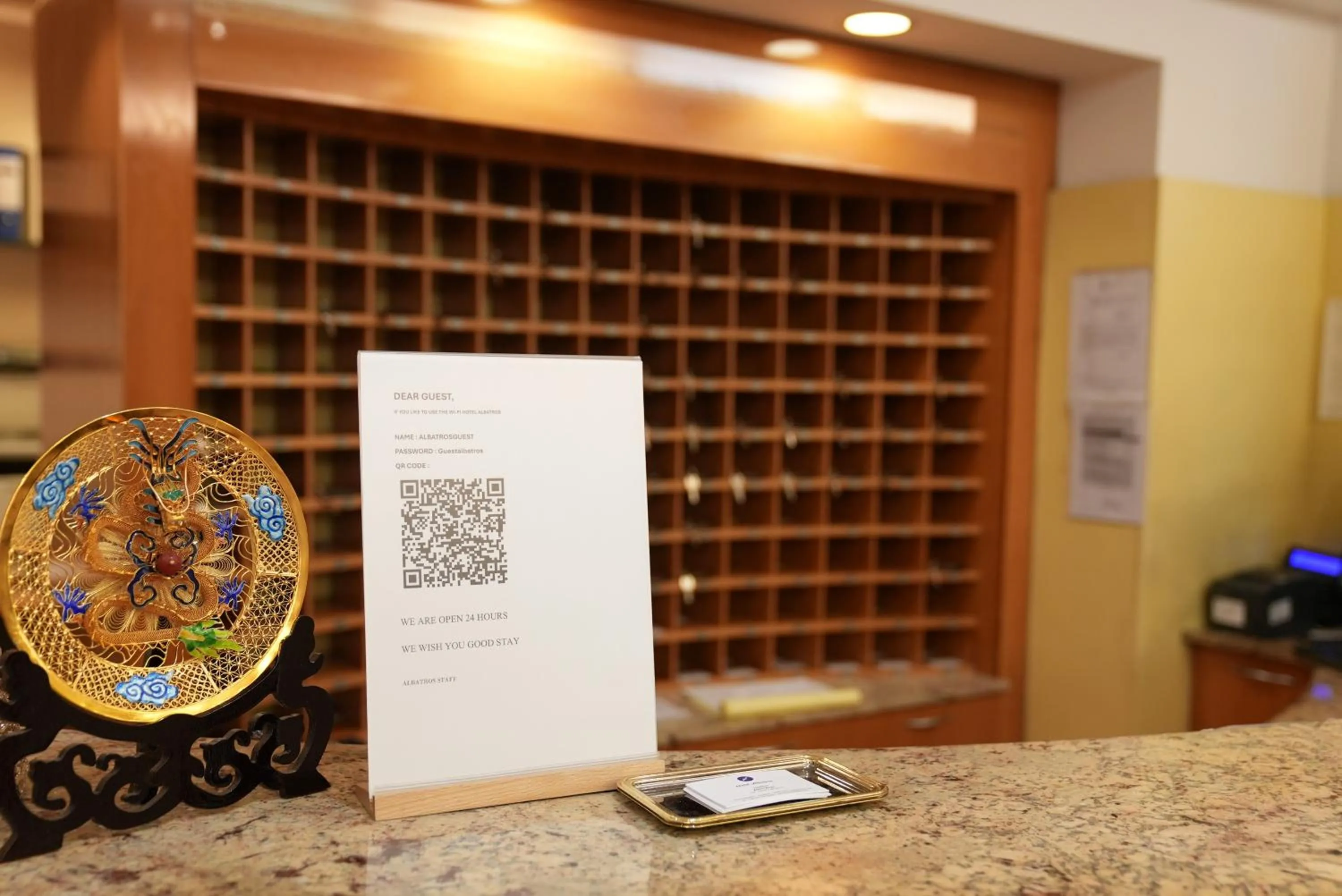 Lobby or reception in Hotel Albatros