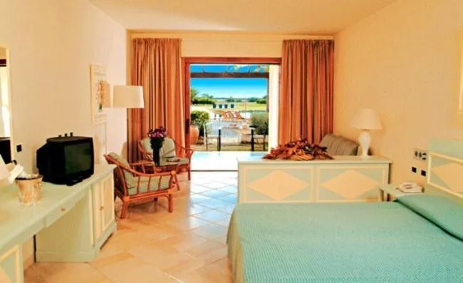 Balcony/Terrace, Bed in Argonauti Greenblu Resort