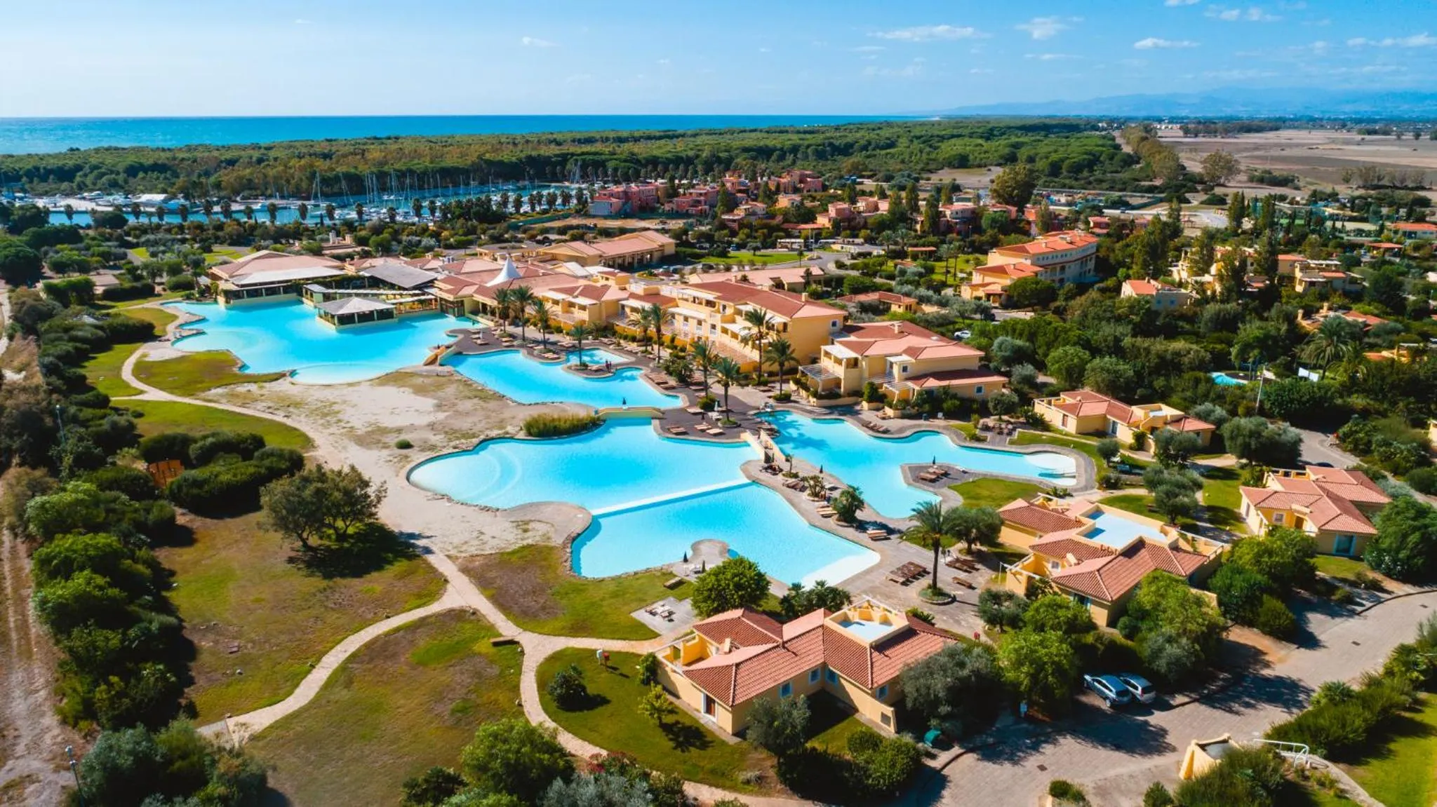 Pool view in Argonauti Greenblu Resort