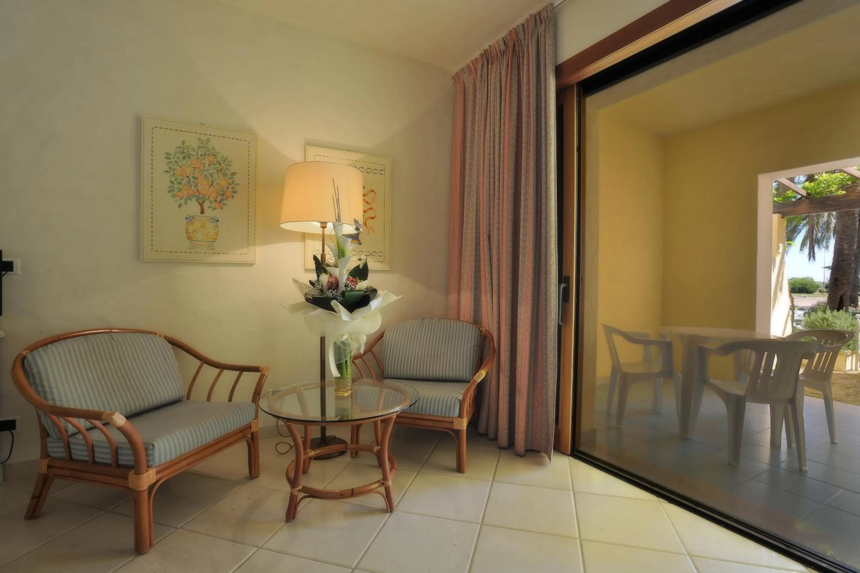 Seating area in Argonauti Greenblu Resort