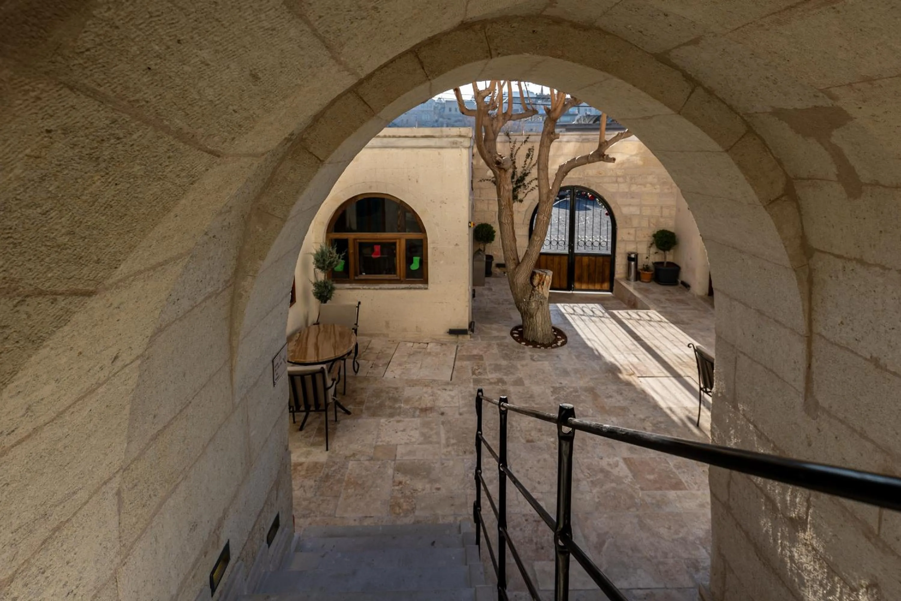 Inner courtyard view in Arcus Cappadocia