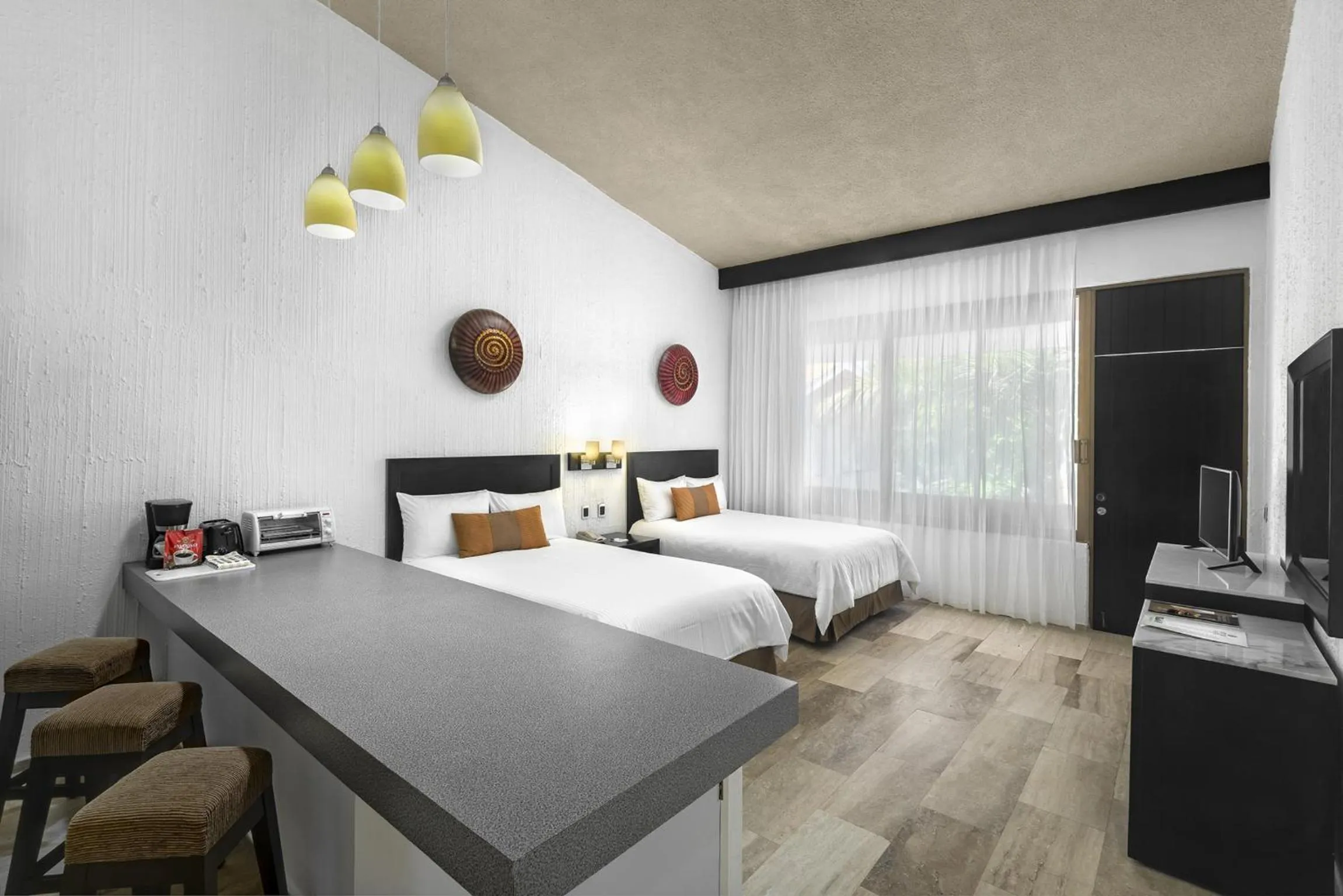 View (from property/room), Bed in El Cid Granada Hotel & Country Club