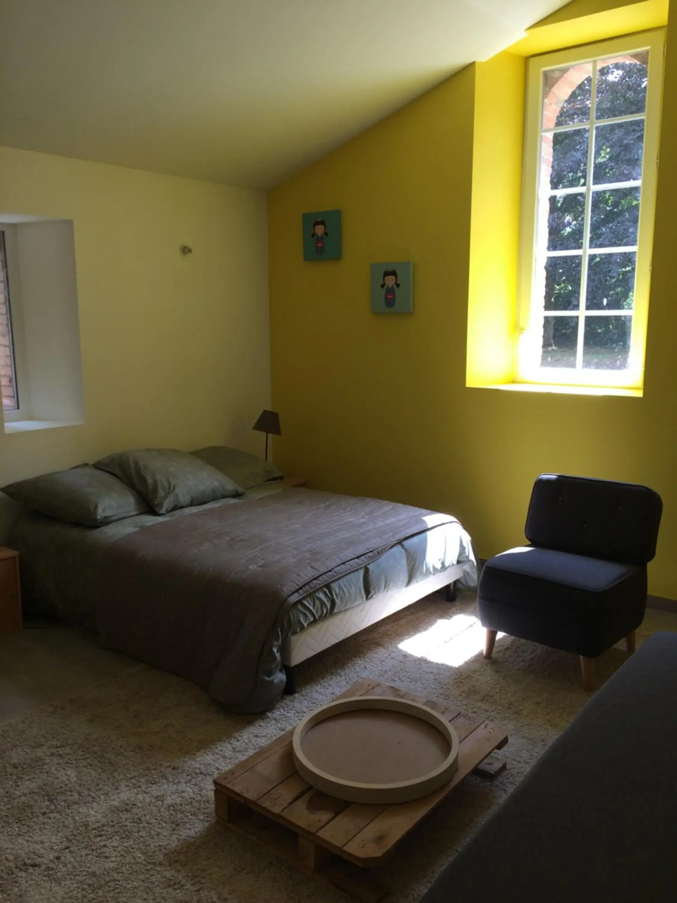 Studio with Garden View in Cabanes et chambre à la Bernardiere Studio with Garden View in Cabanes et chambre à la Bernardiere