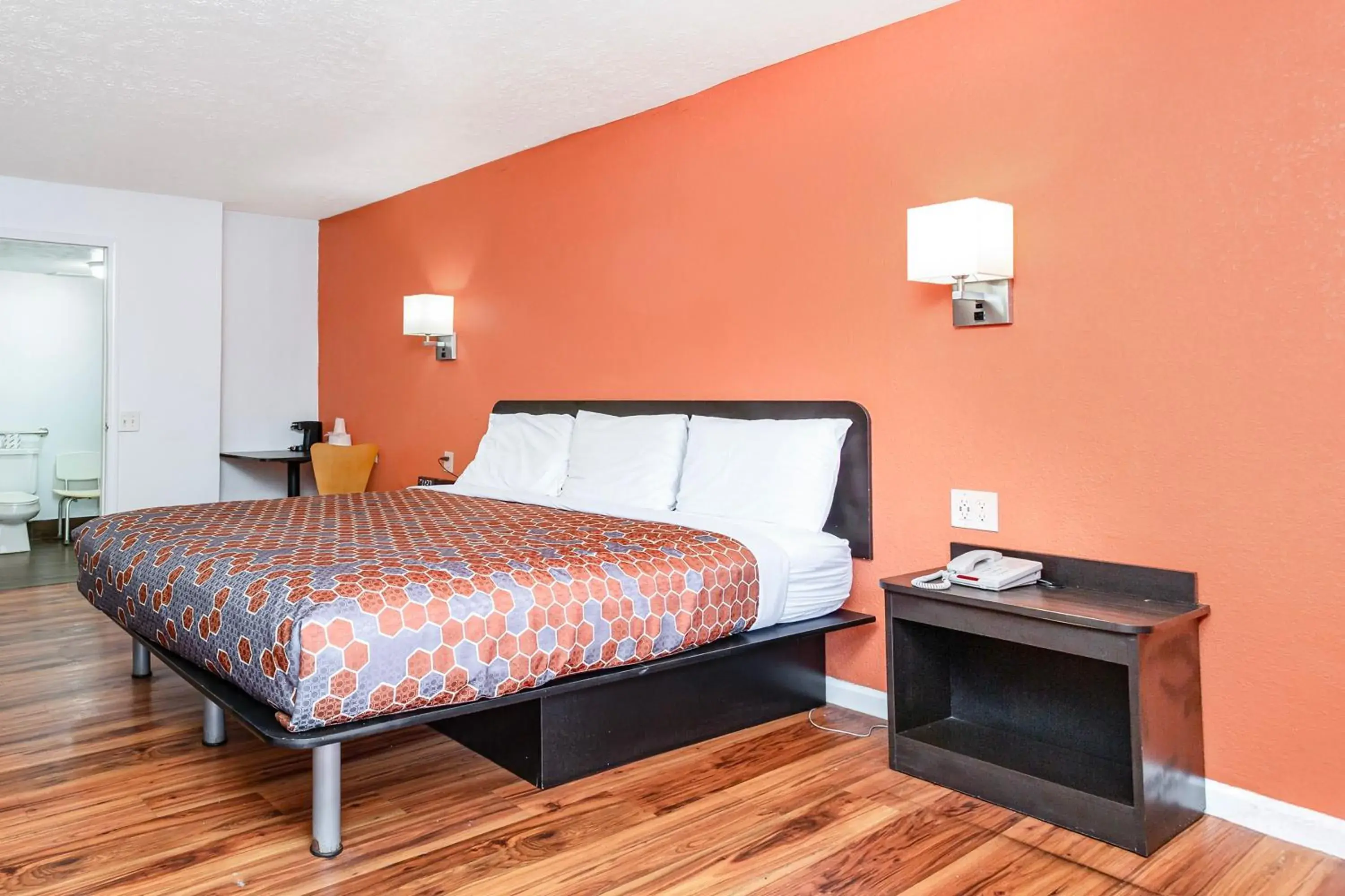 Bedroom, Bed in Relax Inn by OYO Columbus OH I 70 Bedroom, Bed in Relax Inn by OYO Columbus OH I 70