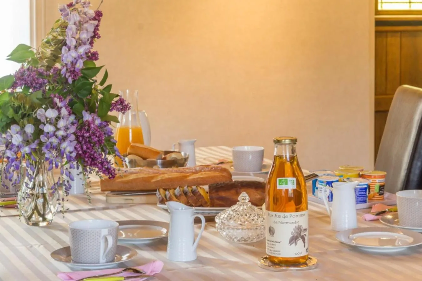 Area and facilities in Le Manoir de Placy - Chambres d'Hôtes