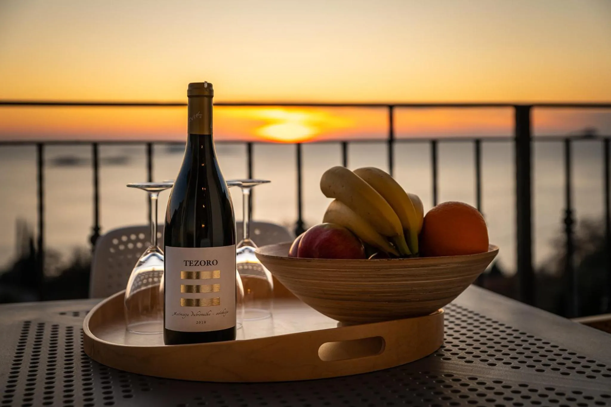 Sunset in Apartments Villa Maria