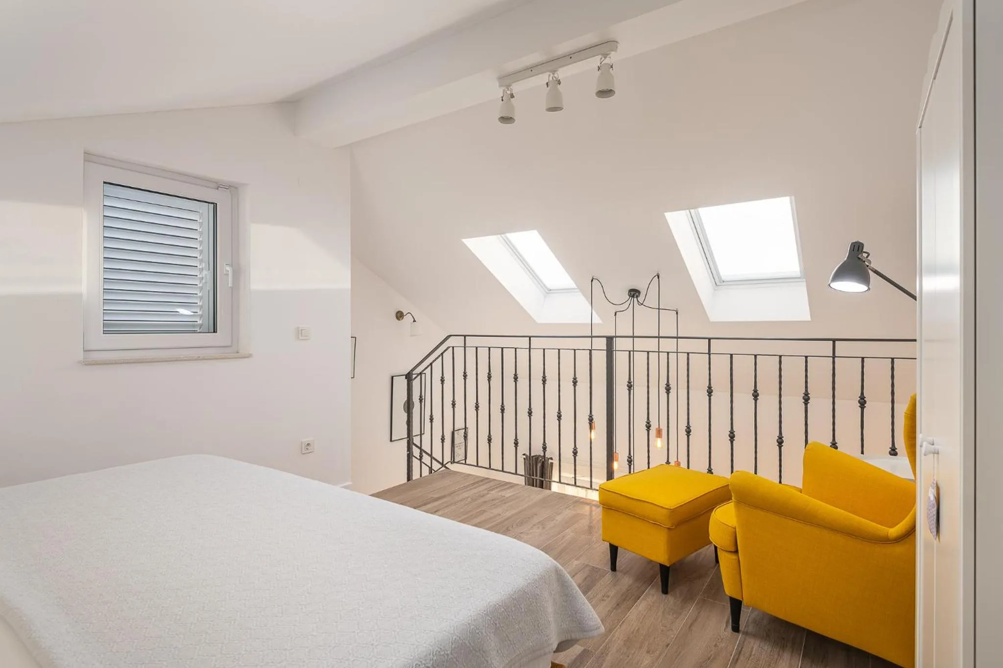 Seating area, Bed in Apartments Villa Maria