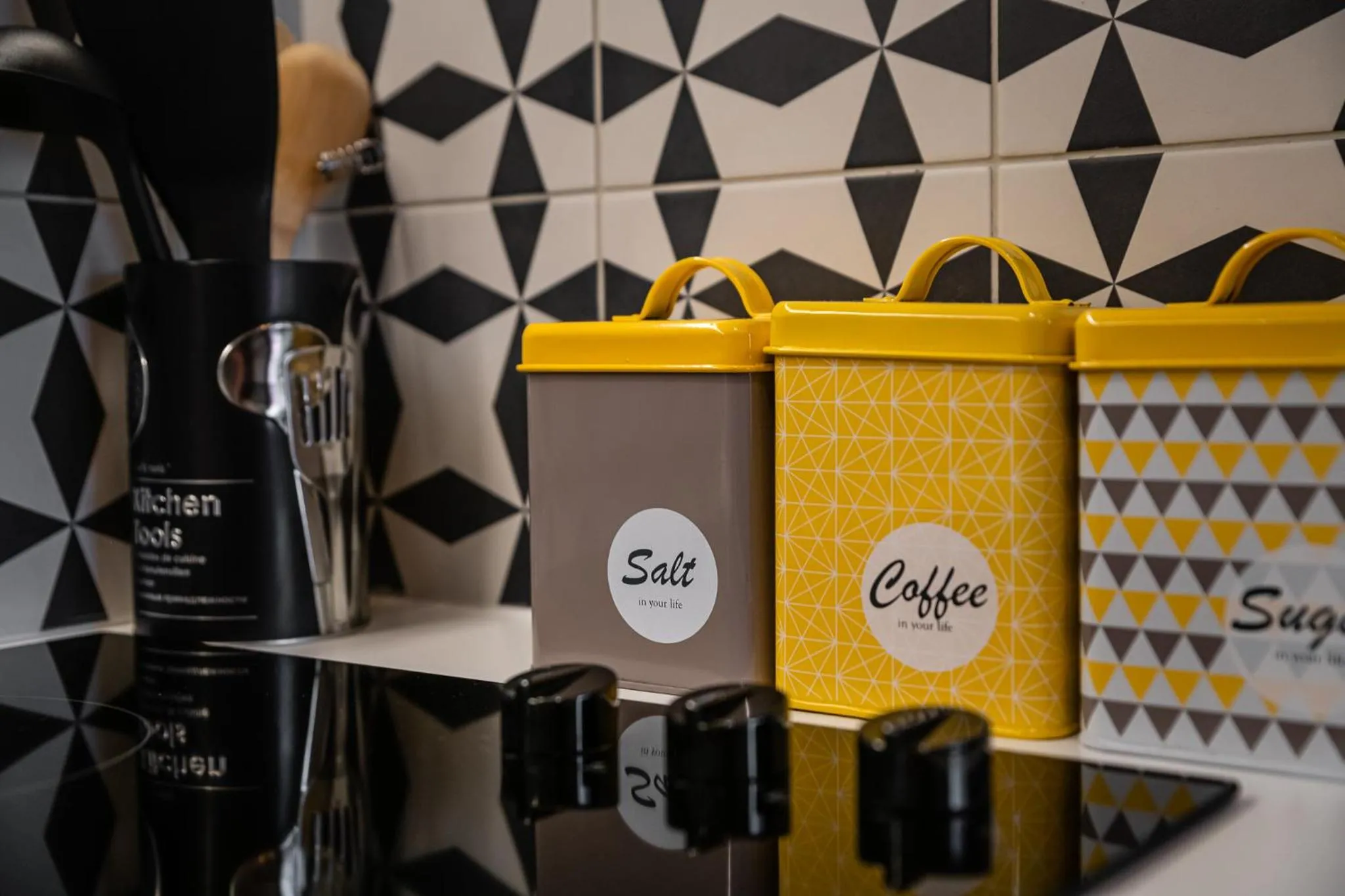 Kitchen or kitchenette in Apartments Villa Maria