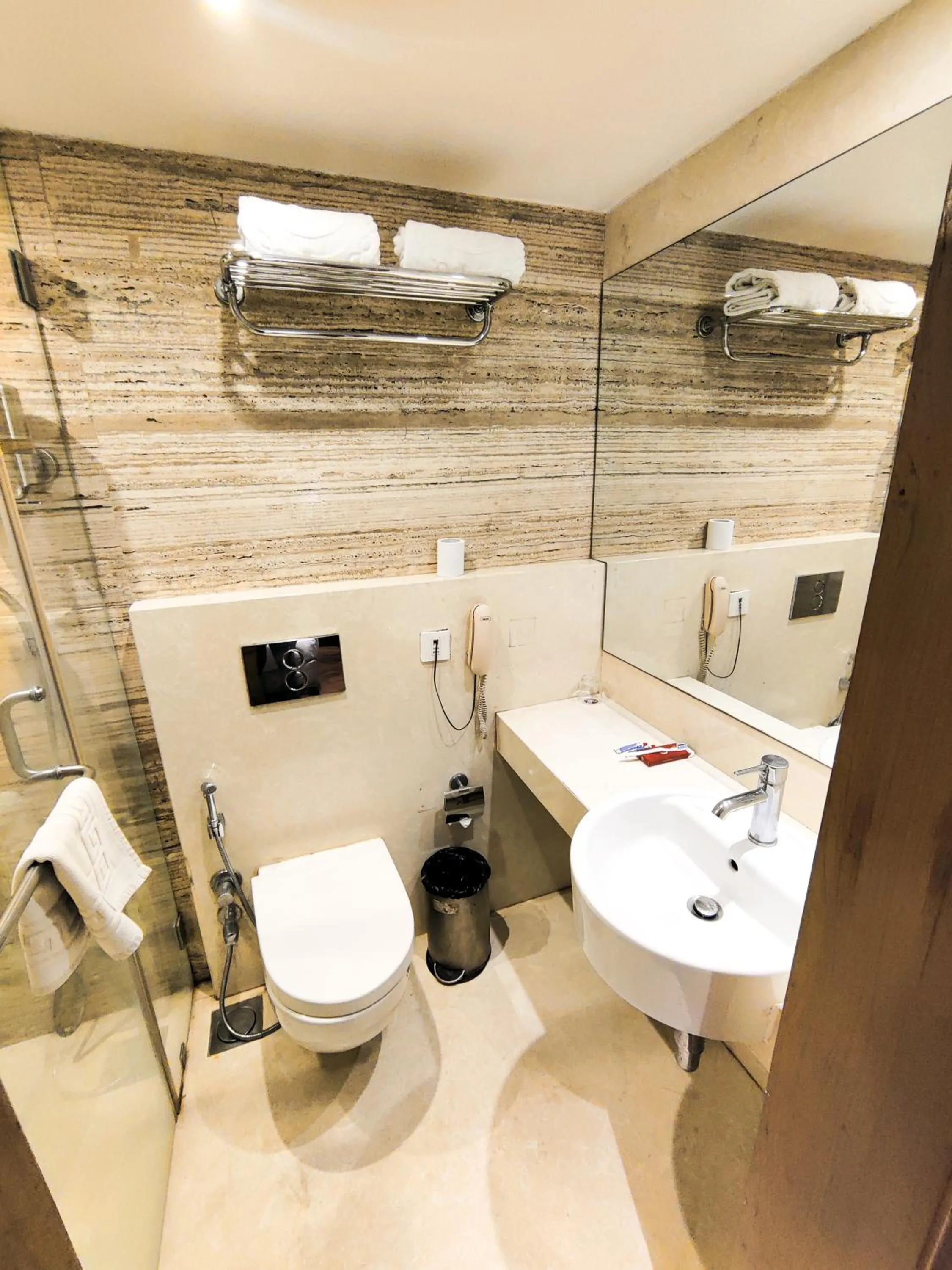 Bathroom in Ramee Guestline Hotel Khar