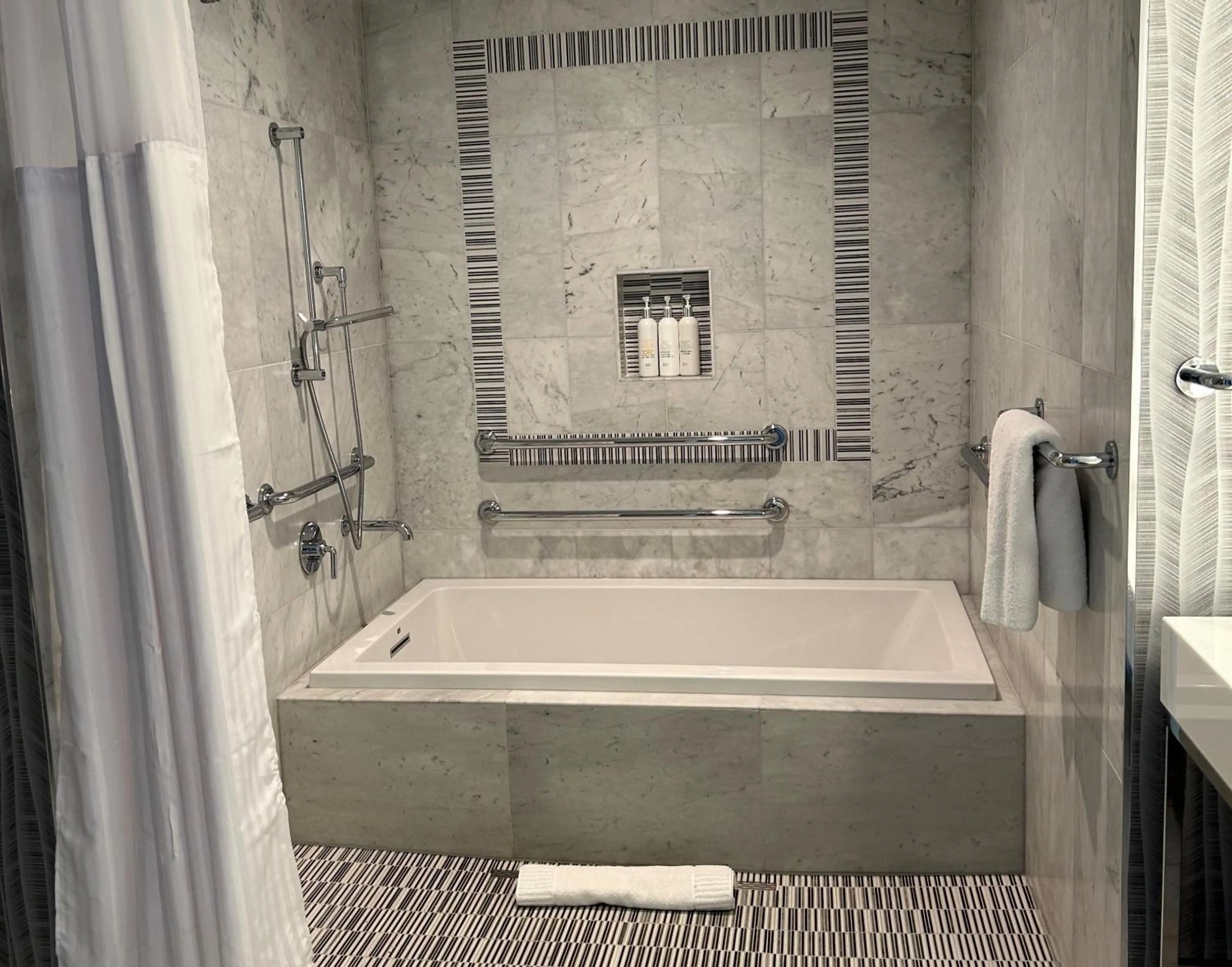 Bathroom in Kimpton Tryon Park Hotel by IHG