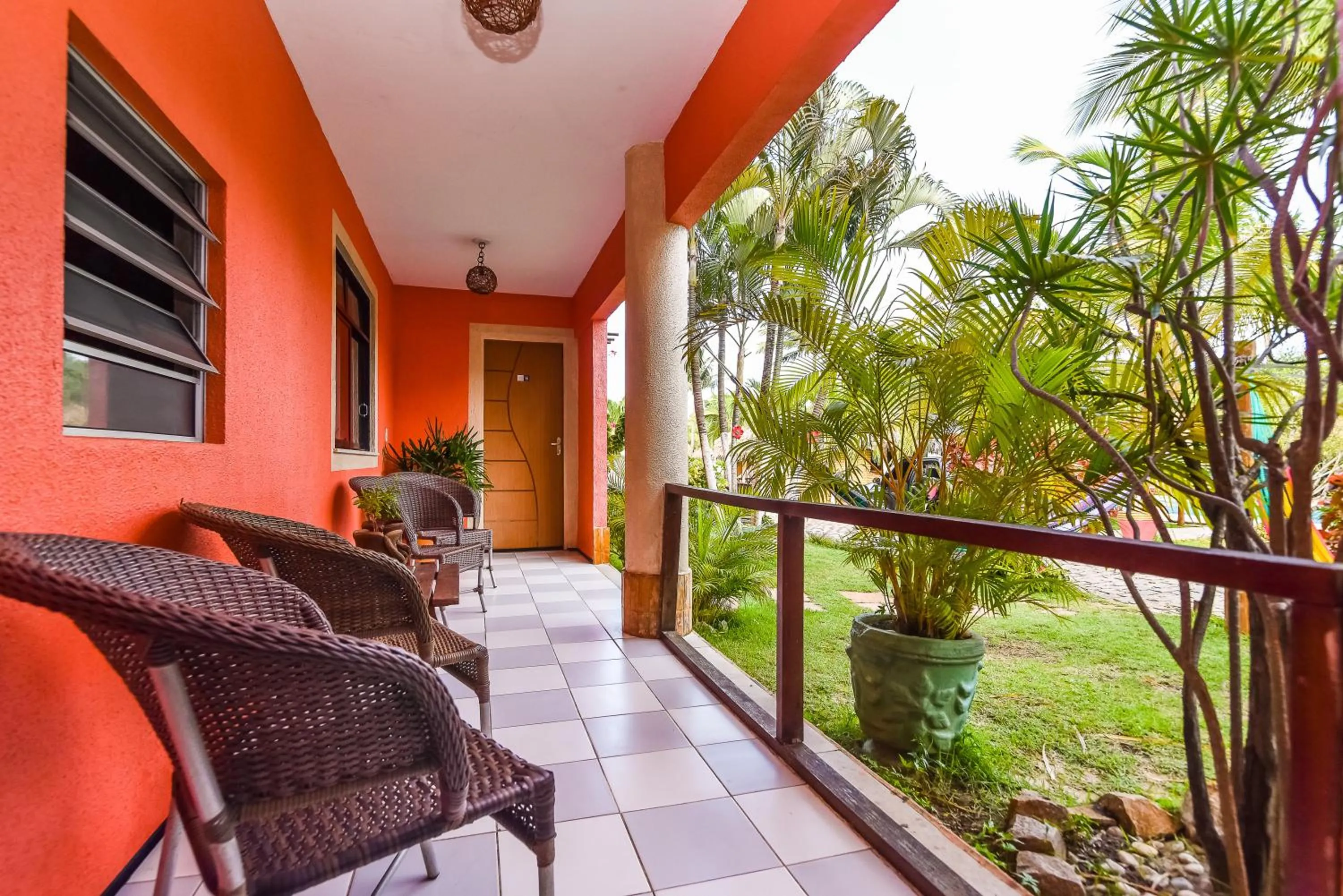 Balcony/Terrace in Pousada Brasil Cumbuco
