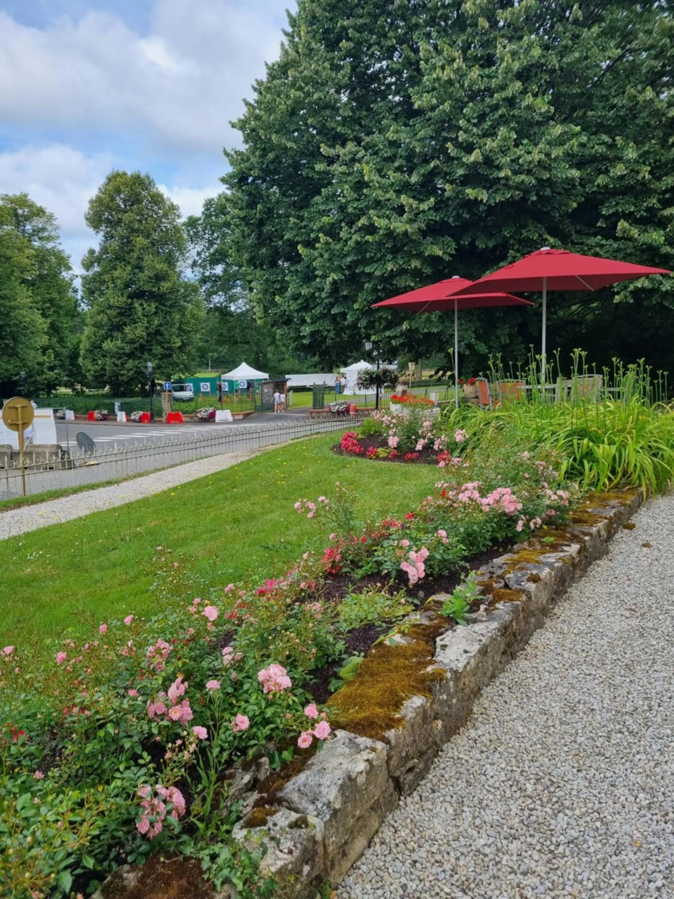 Balcony/Terrace in La Villa Bois Joli HOTEL RESTAURANT