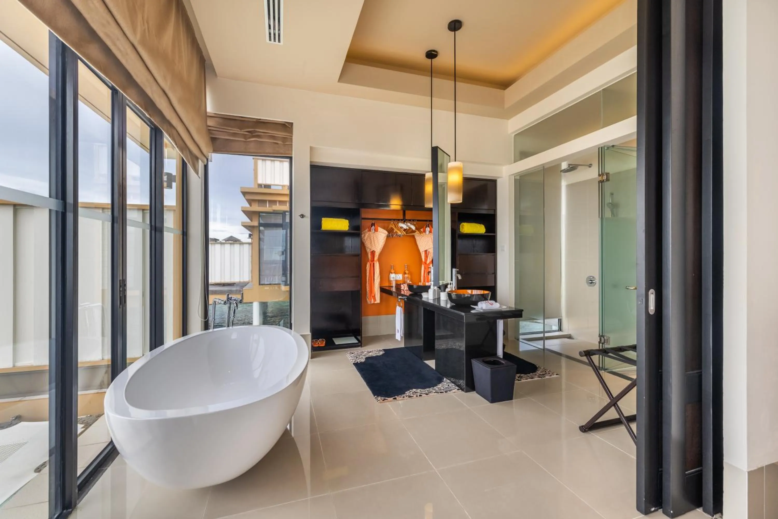 Bathroom in Angsana Velavaru - Enjoy 20 percent off Return Seaplane for Two guests on stays of 4 nights or more between 1 March to 23 December 2026