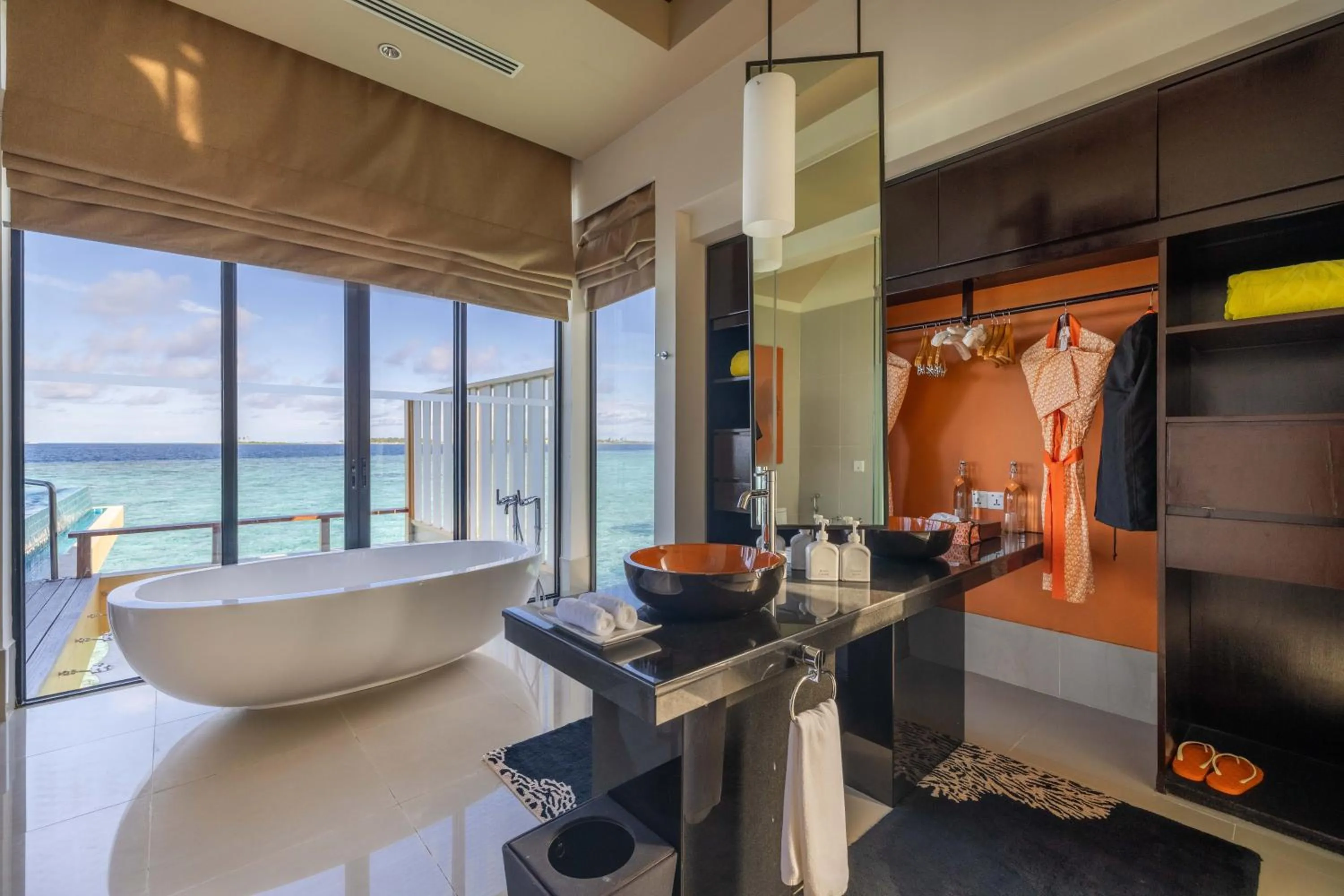 Bathroom in Angsana Velavaru - Enjoy 20 percent off Return Seaplane for Two guests on stays of 4 nights or more between 1 March to 23 December 2026
