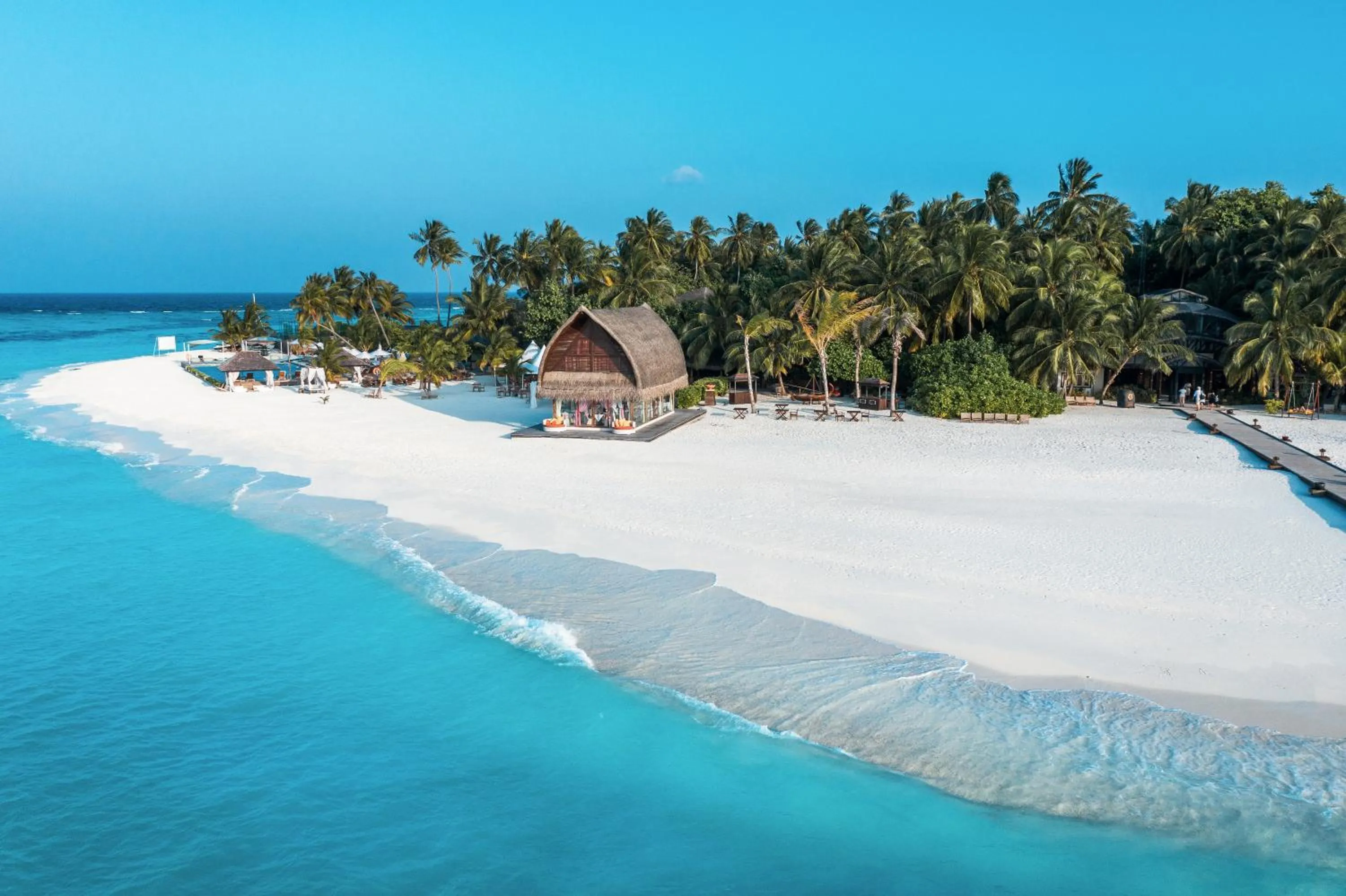 Beach in Angsana Velavaru - Enjoy 20 percent off Return Seaplane for Two guests on stays of 4 nights or more between 1 March to 23 December 2026