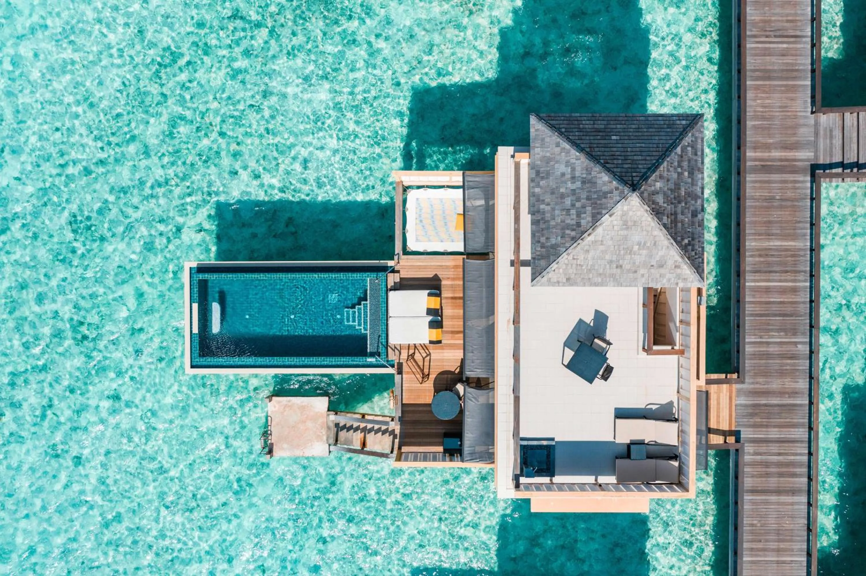 Pool view in Angsana Velavaru - Enjoy 20 percent off Return Seaplane for Two guests on stays of 4 nights or more between 1 March to 23 December 2026