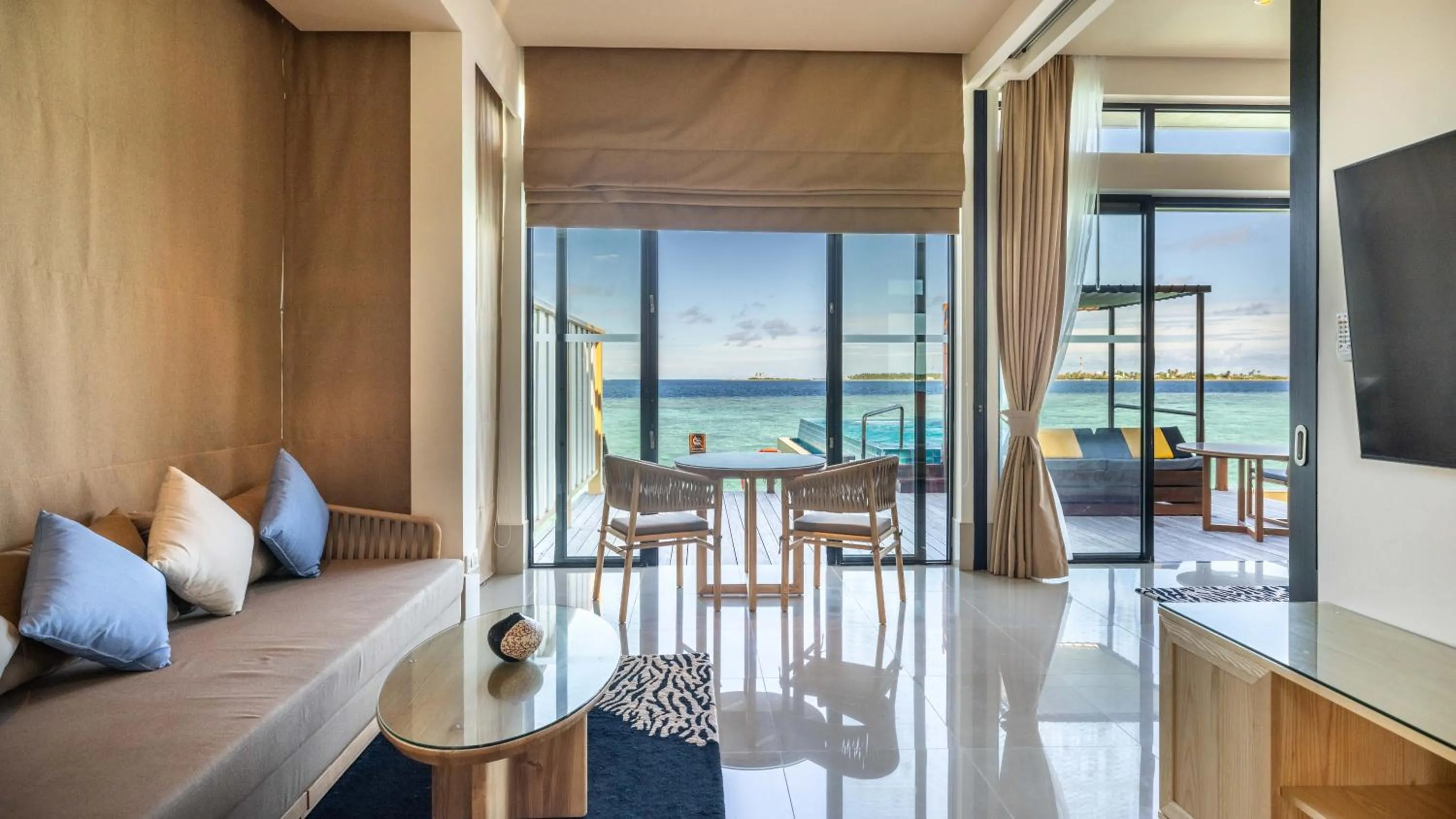 Bedroom in Angsana Velavaru - Enjoy 20 percent off Return Seaplane for Two guests on stays of 4 nights or more between 1 March to 23 December 2026