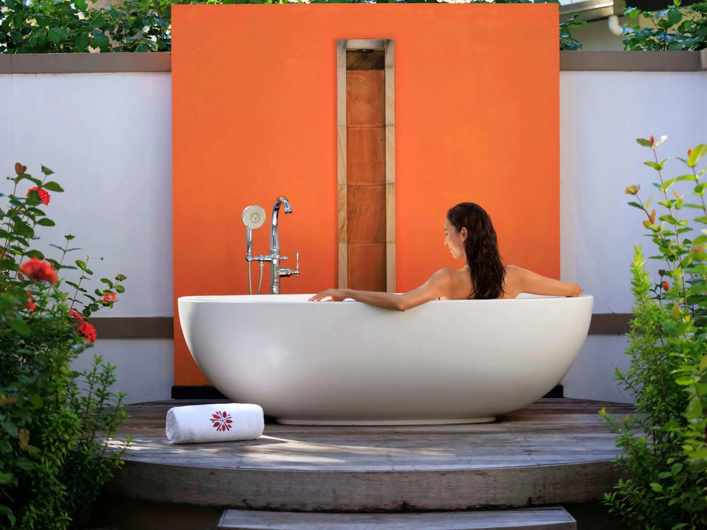 Bathroom in Angsana Velavaru - Enjoy 20 percent off Return Seaplane for Two guests on stays of 4 nights or more between 1 March to 23 December 2026