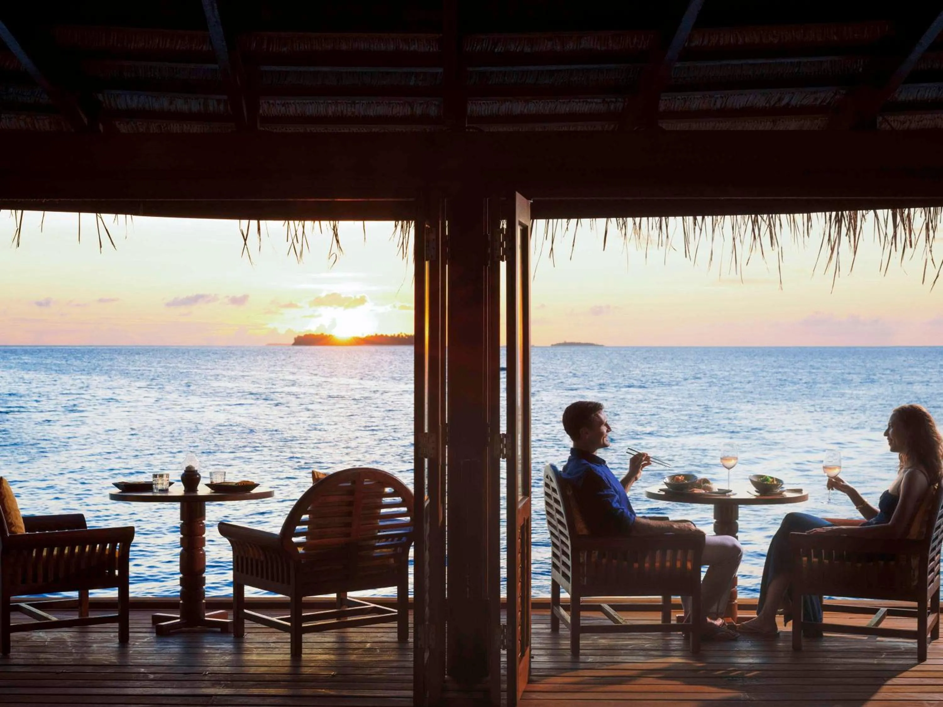Restaurant/places to eat in Angsana Velavaru - Enjoy 20 percent off Return Seaplane for Two guests on stays of 4 nights or more between 1 March to 23 December 2026