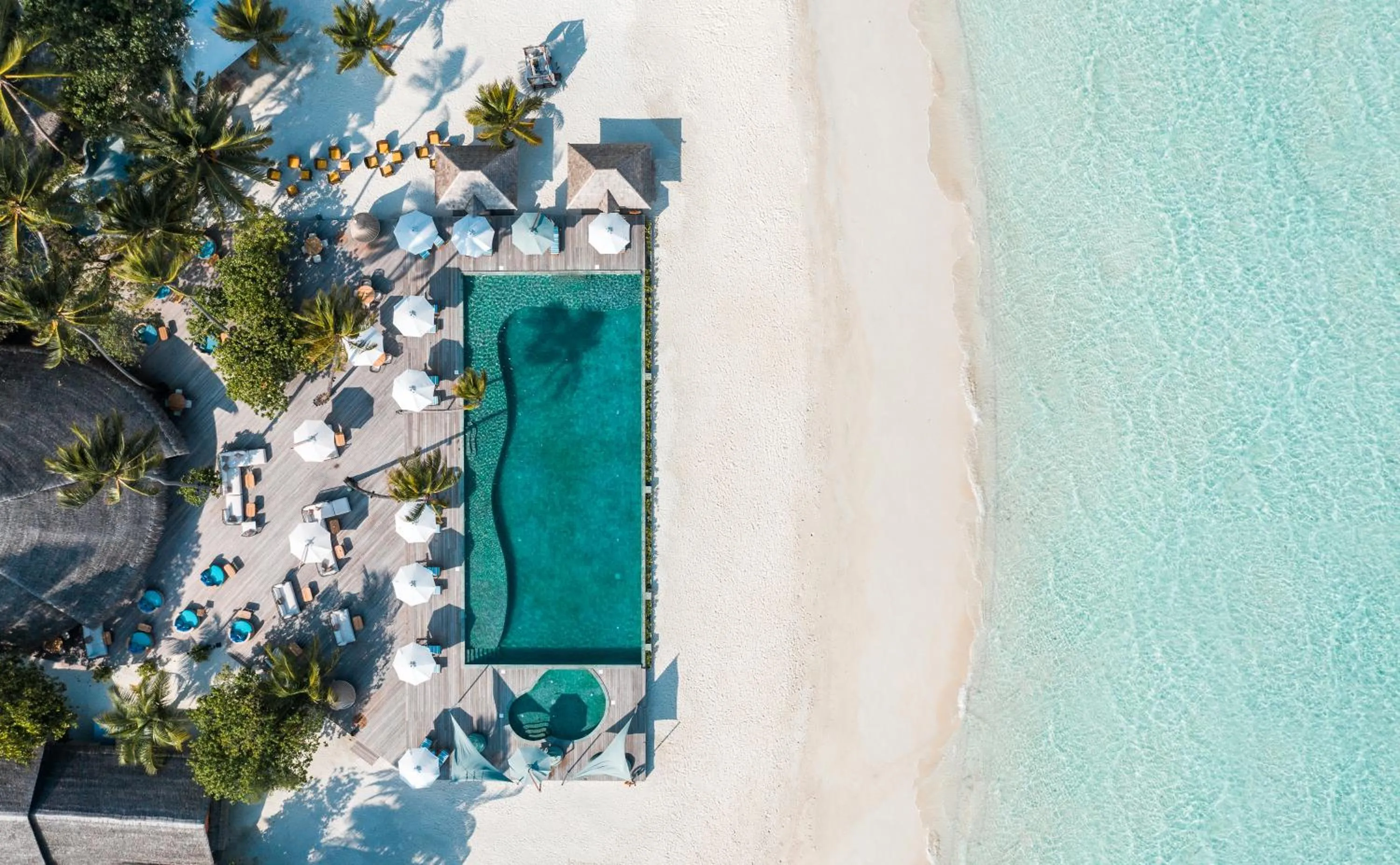 Bird's eye view in Angsana Velavaru - Enjoy 20 percent off Return Seaplane for Two guests on stays of 4 nights or more between 1 March to 23 December 2026